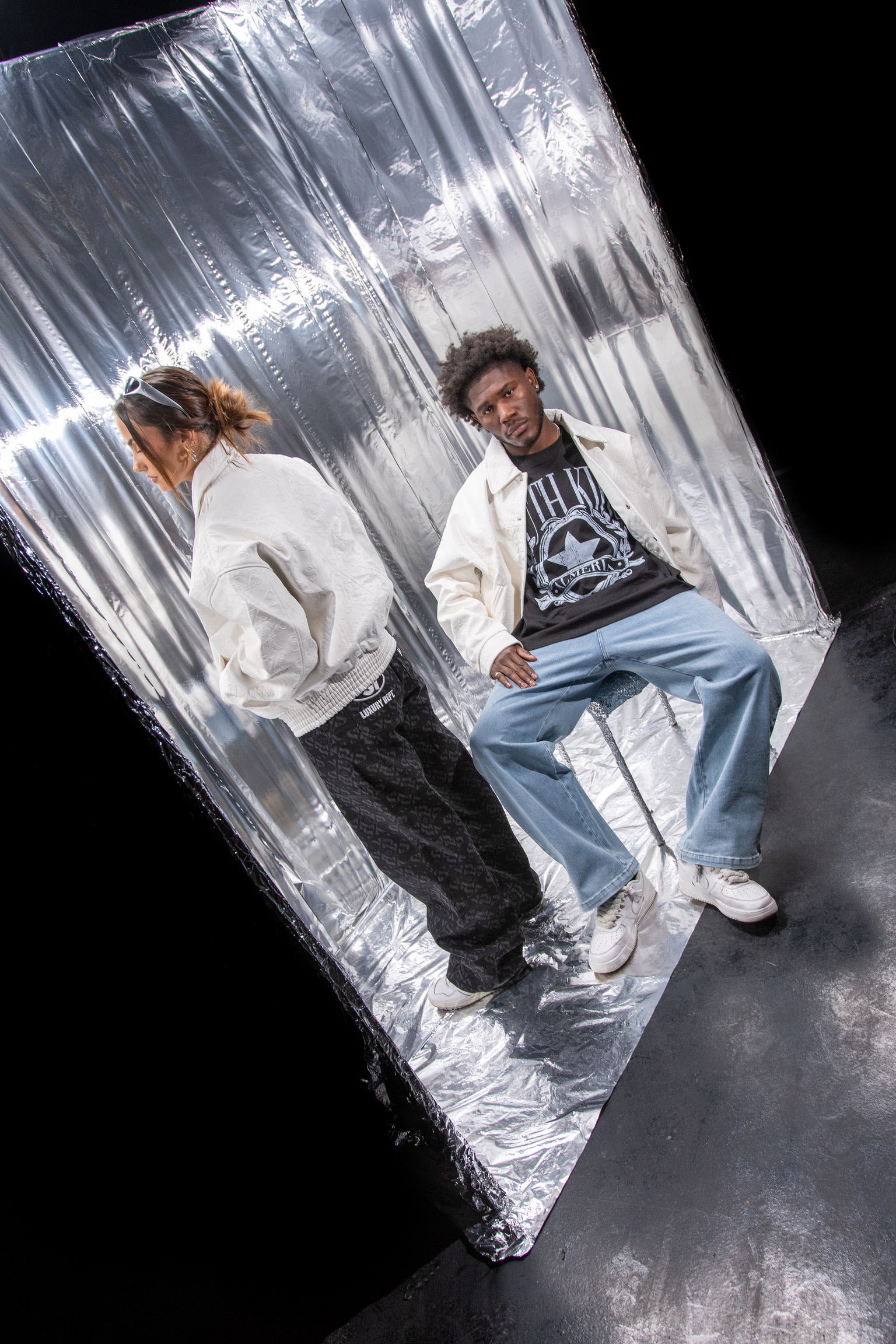 White Leather Jacket