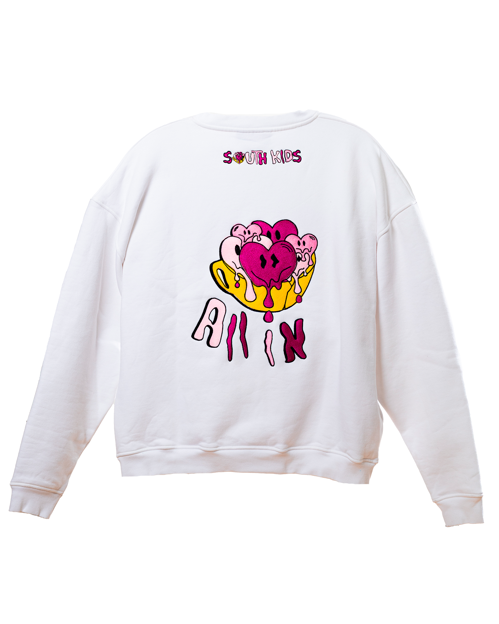 All In White Crewneck