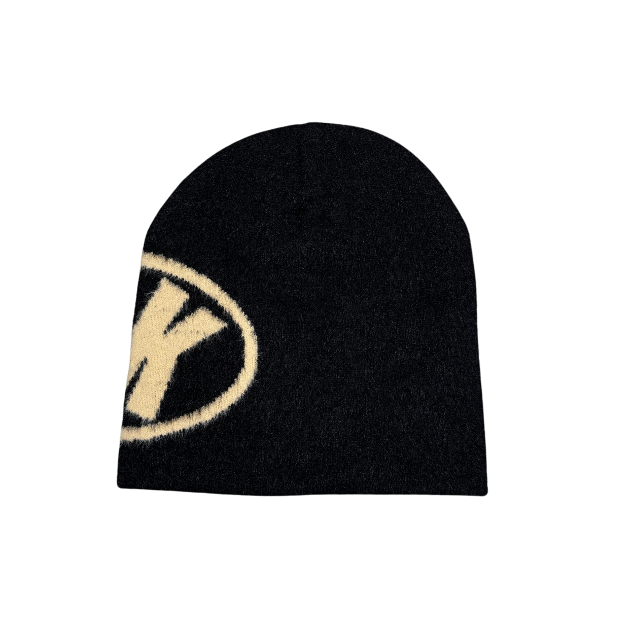 Luxury Black & Beige Beanie