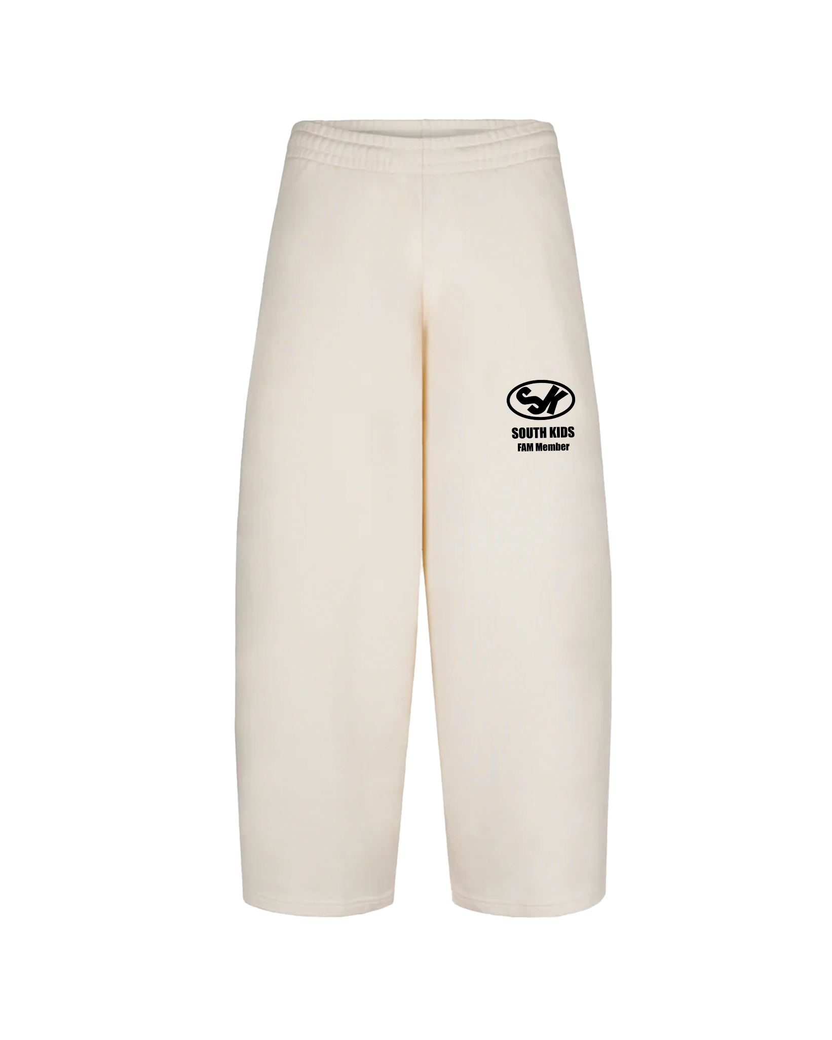 FAM Member Baggy Sweatpants Vintage White
