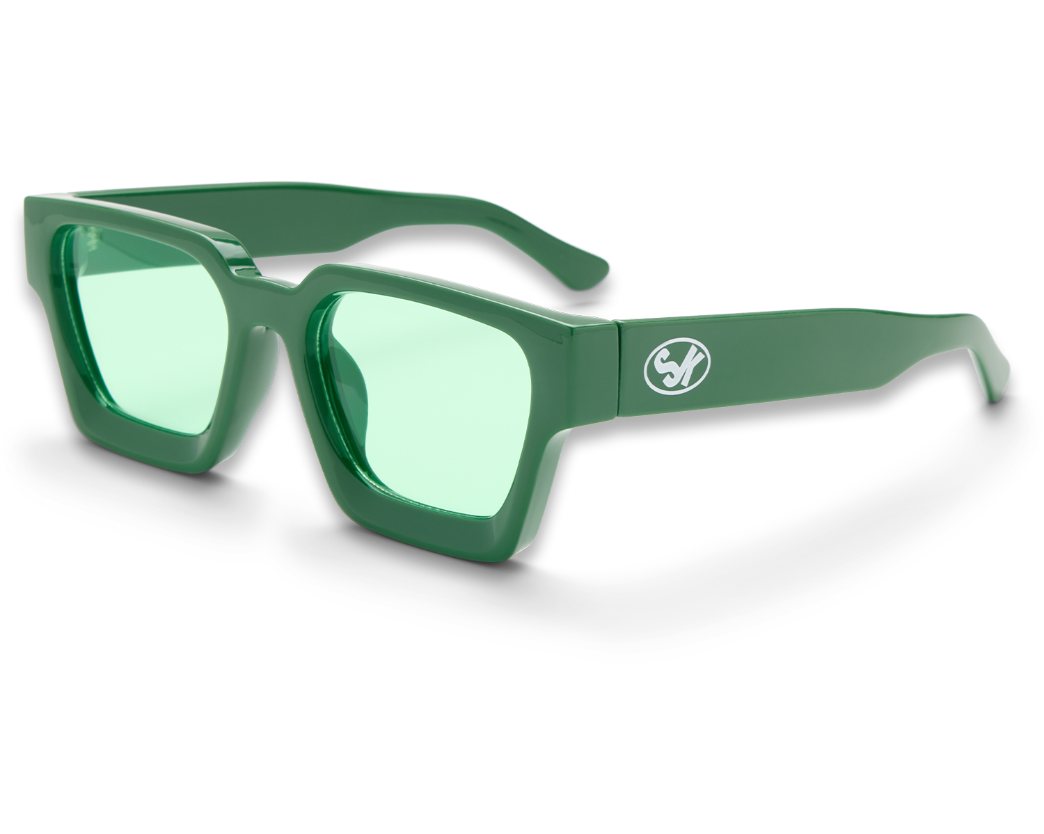 Luxury V1 Green Sunglasses