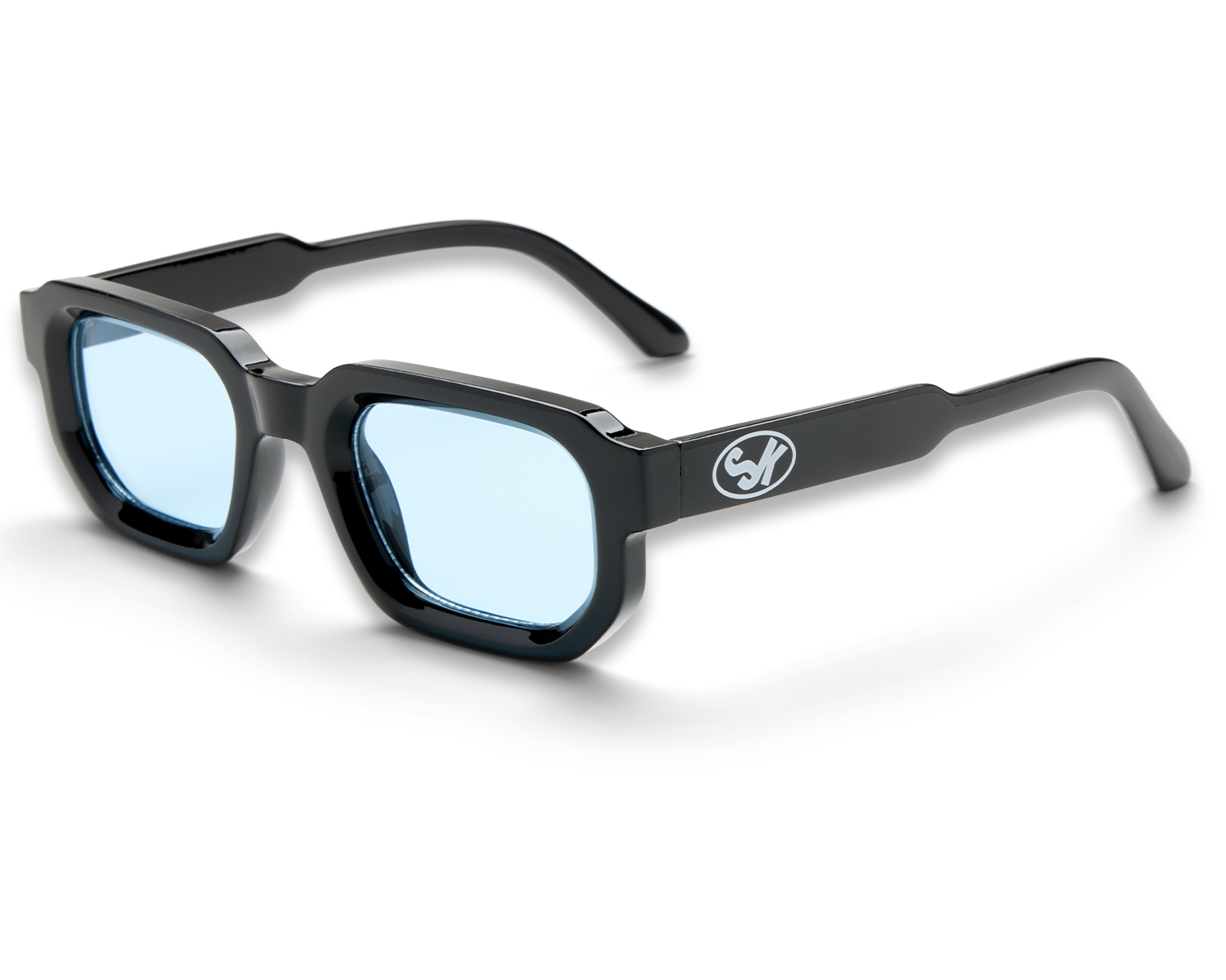 Luxury V2 Black & Blue Sunglasses
