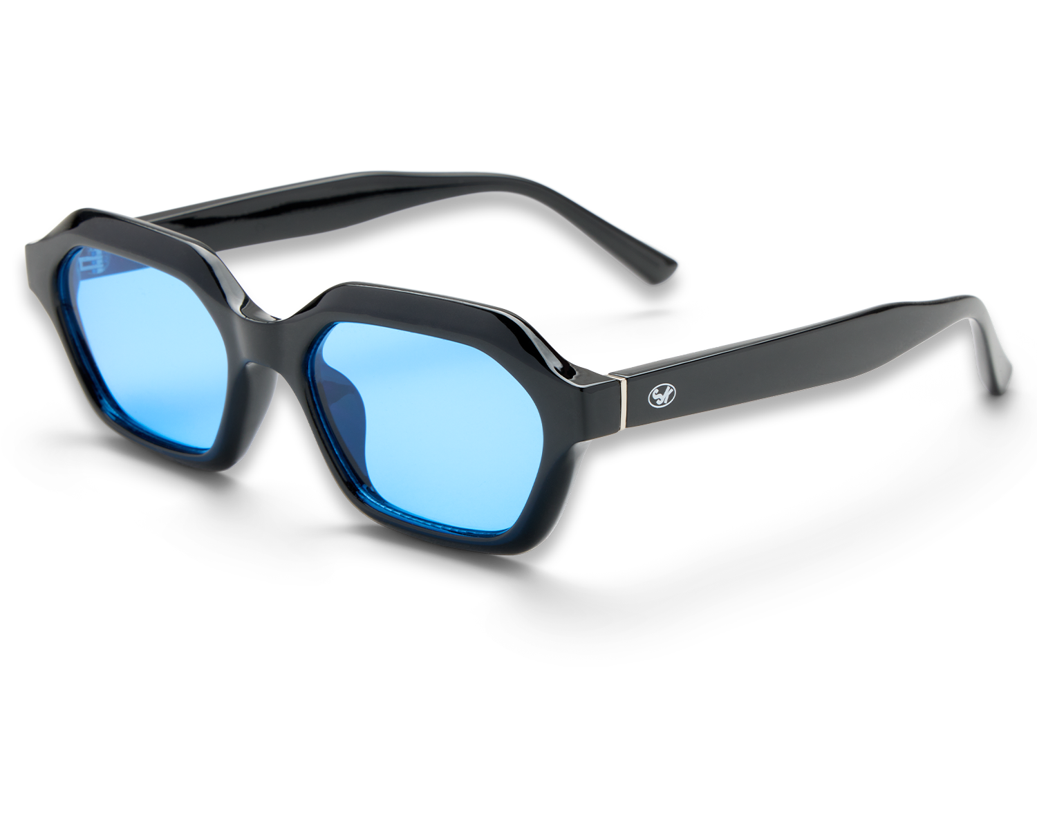 Luxury V3 Black & Blue Sunglasses