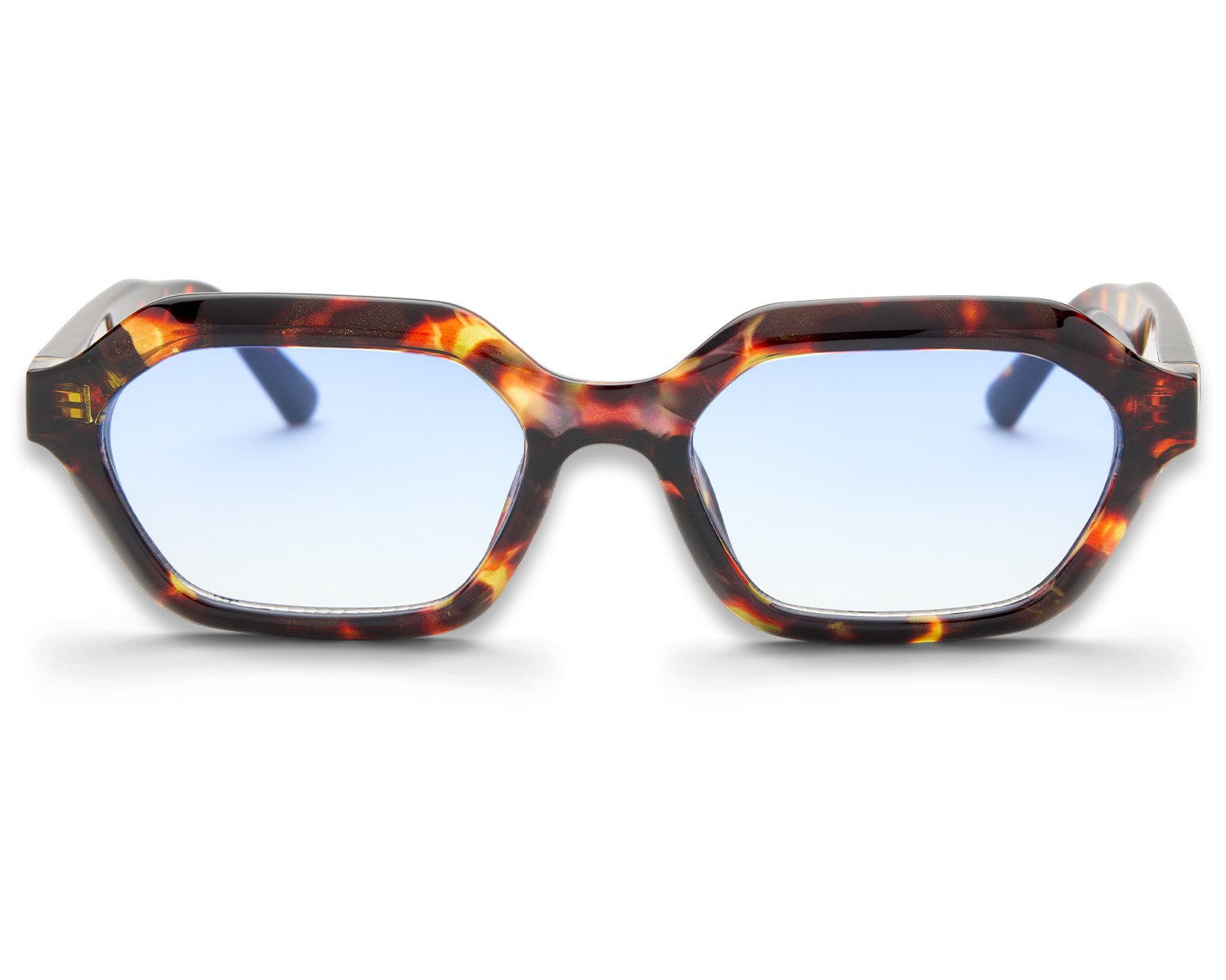 Luxury V3 Brown & Blue Sunglasses