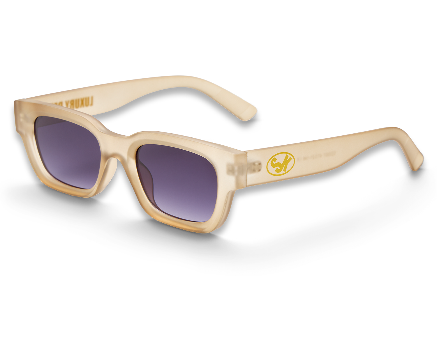 Luxury V4 Soft Beige Sunglasses