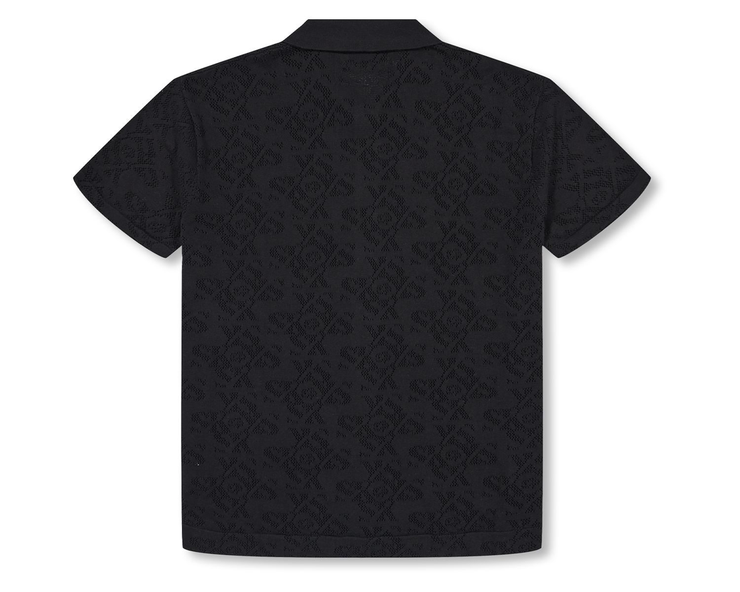 Luxury Jacquard Black Shirt