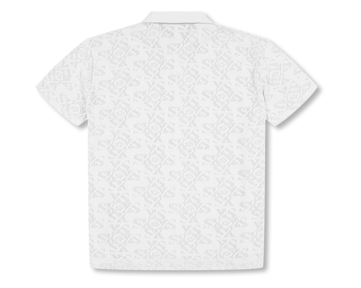Luxury Jacquard White Shirt