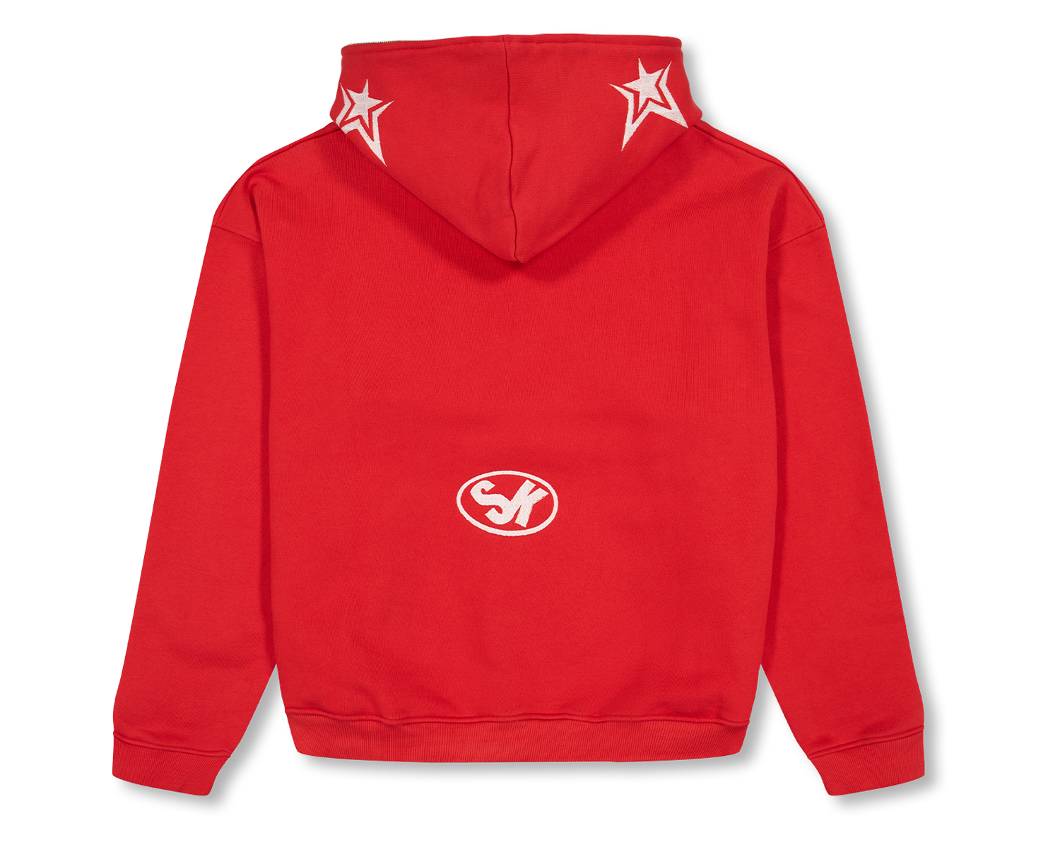 Luxury Star Red Zip Up Hoodie