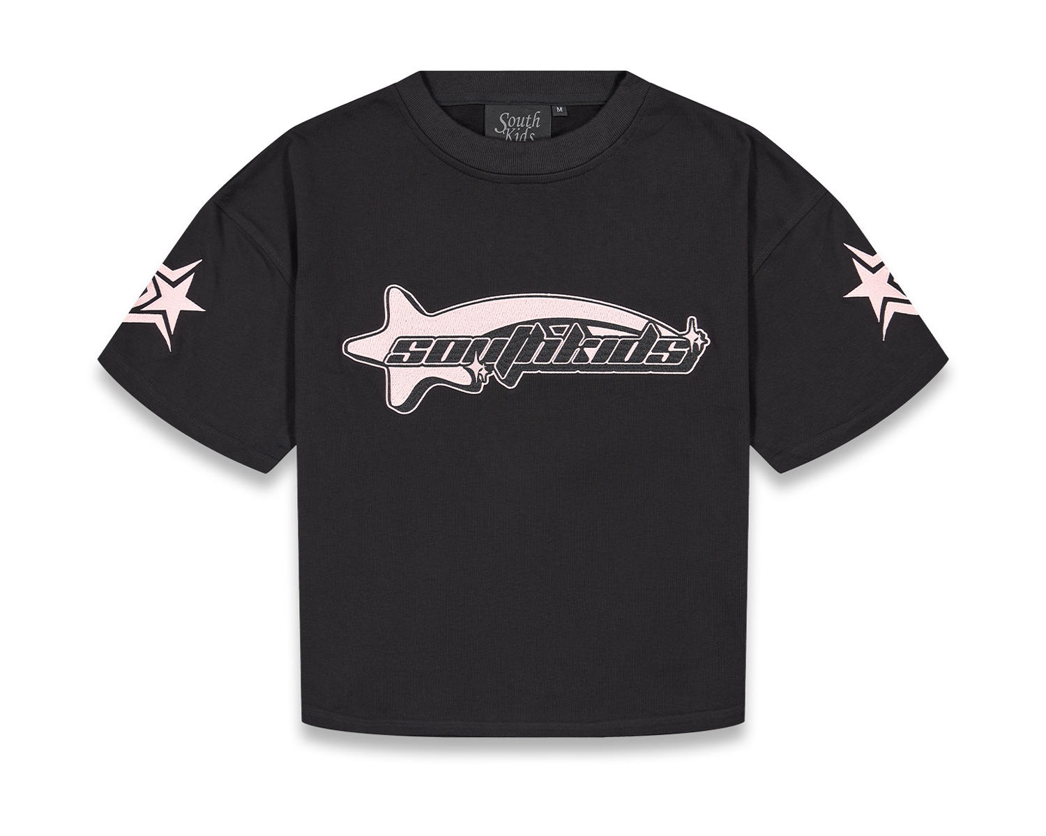Star Tracksuit Black & Pink Tee