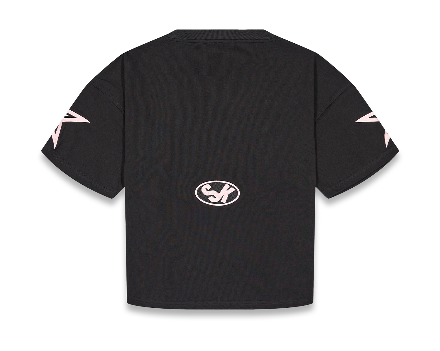 Star Tracksuit Black & Pink Tee