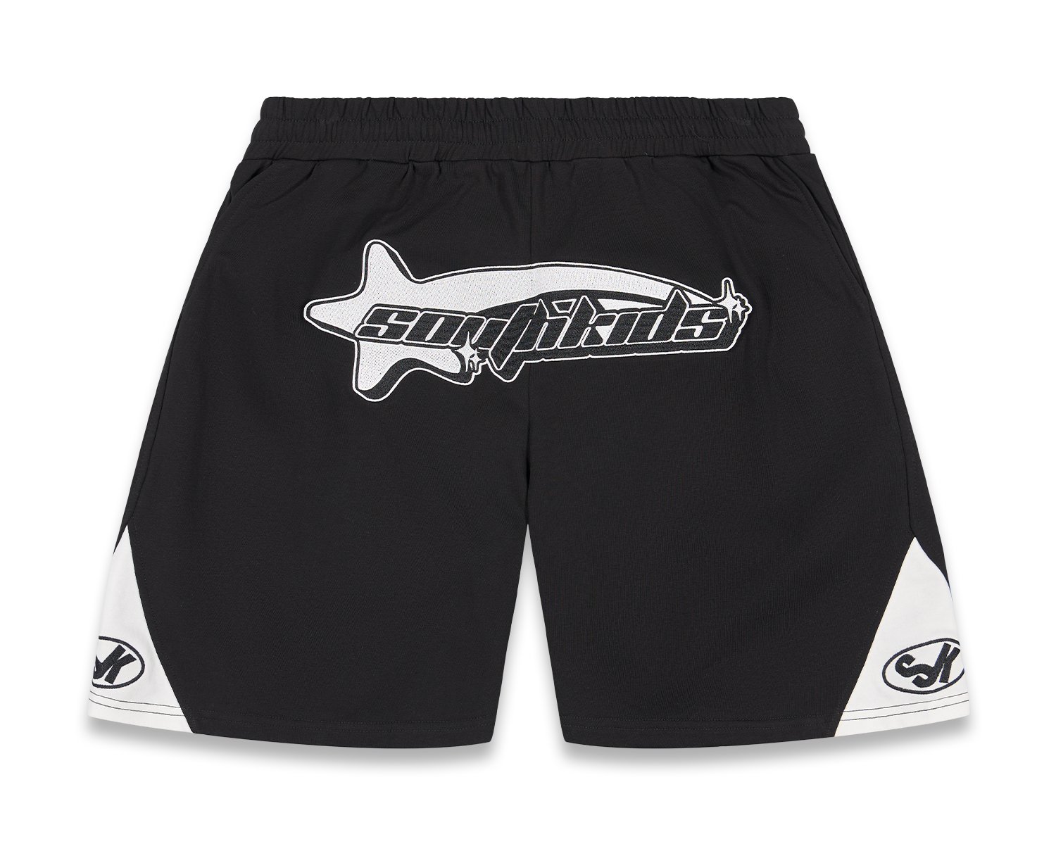 Star Tracksuit Black & White Short