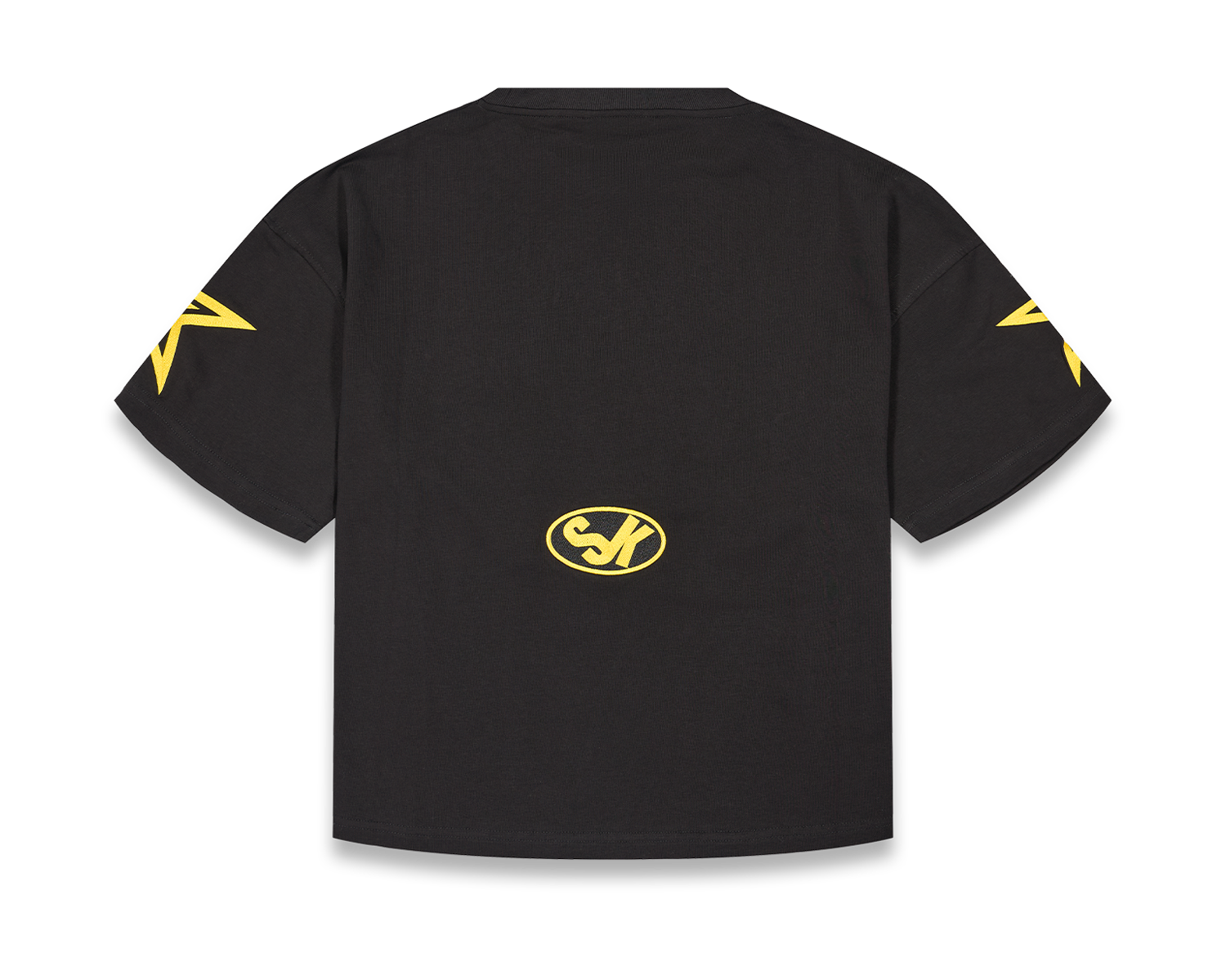 Star Tracksuit Black & Yellow Tee