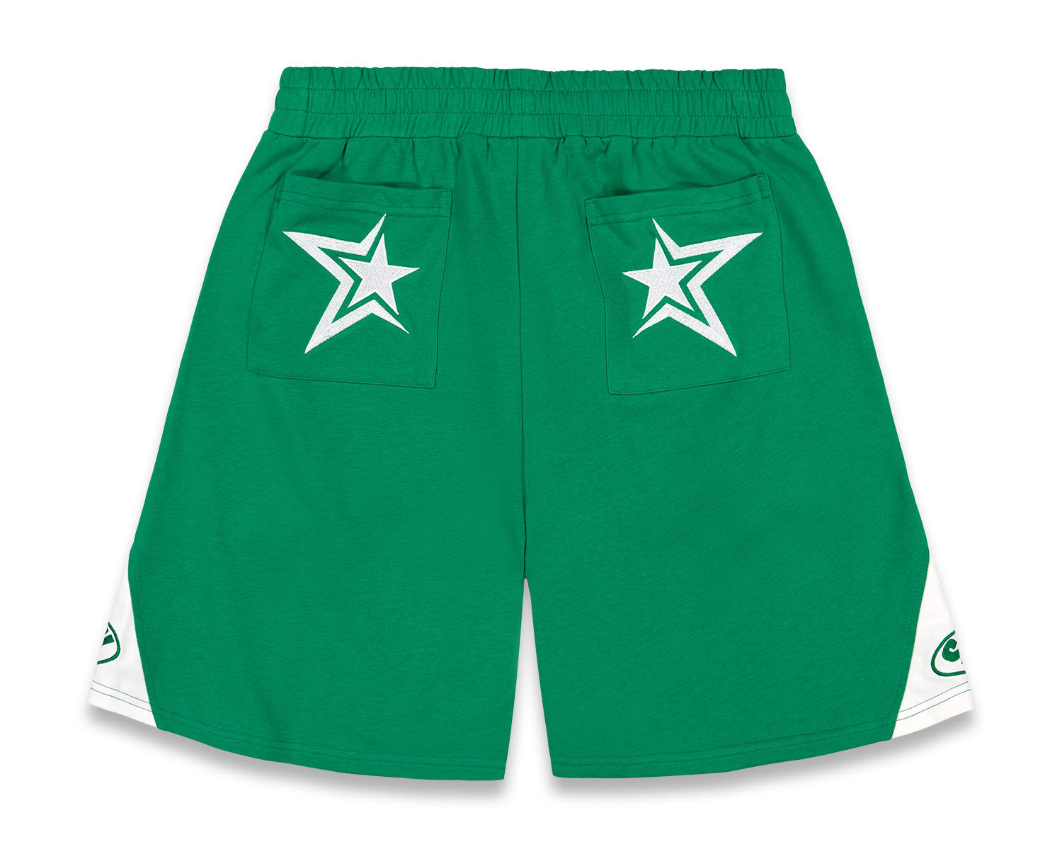 Star Tracksuit Green Shorts