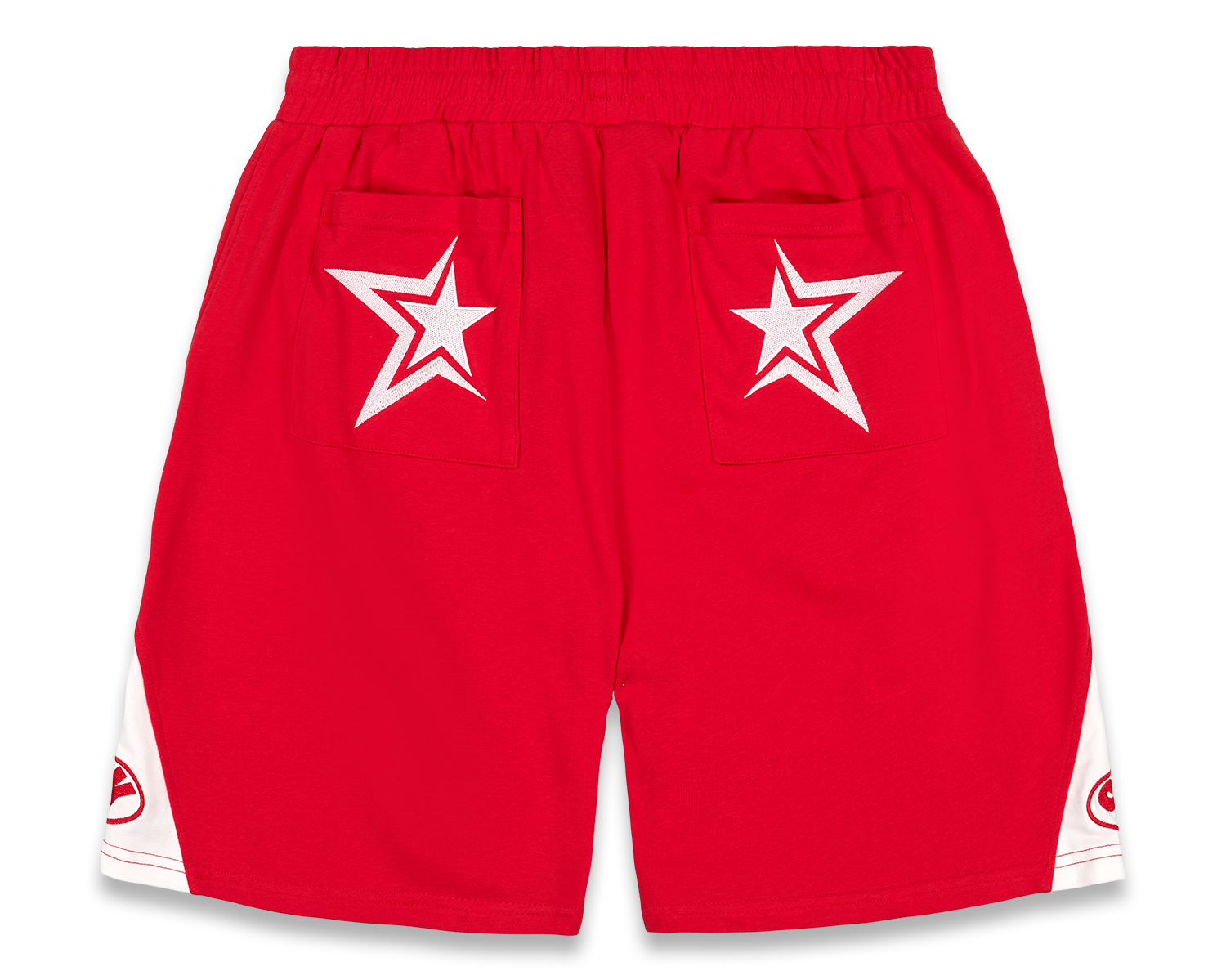 Star Tracksuit Shorts Red