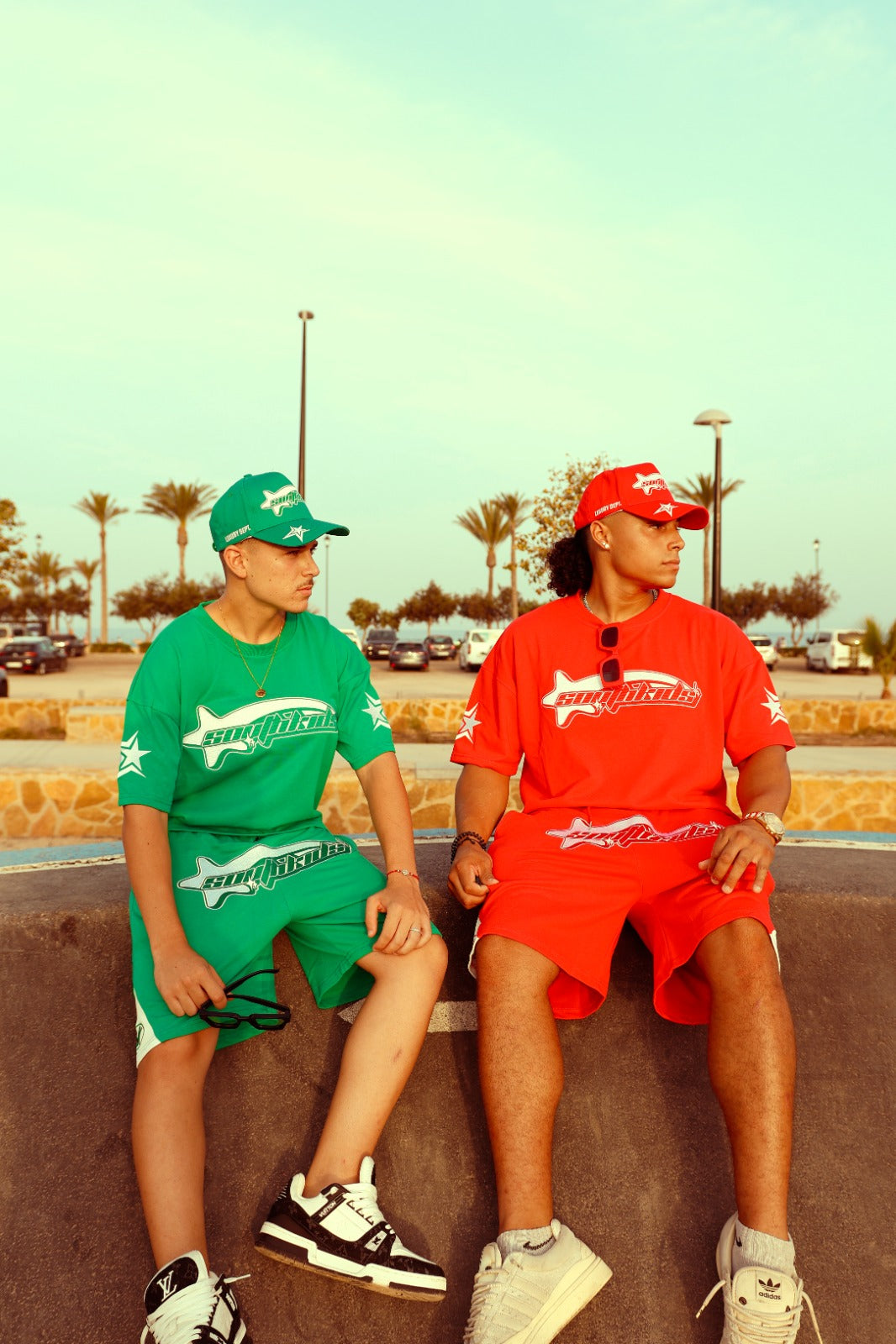 Star Tracksuit Green Tee