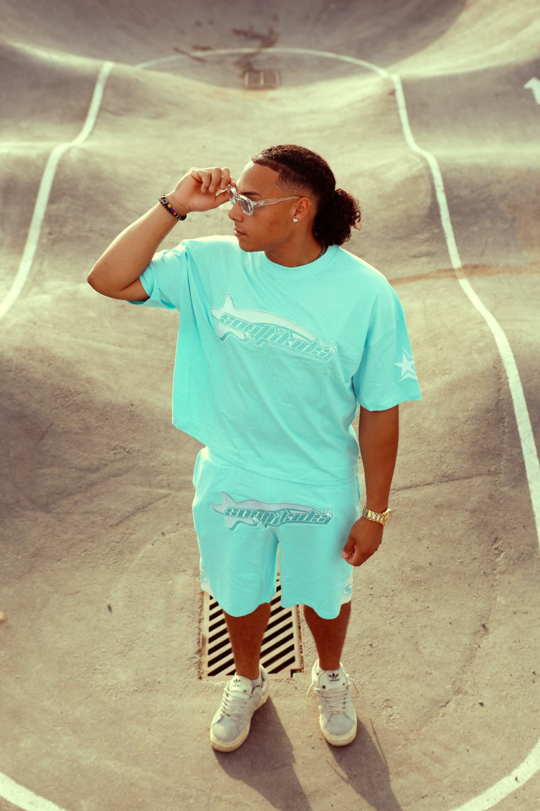 Star Tracksuit Cold Blue Tee