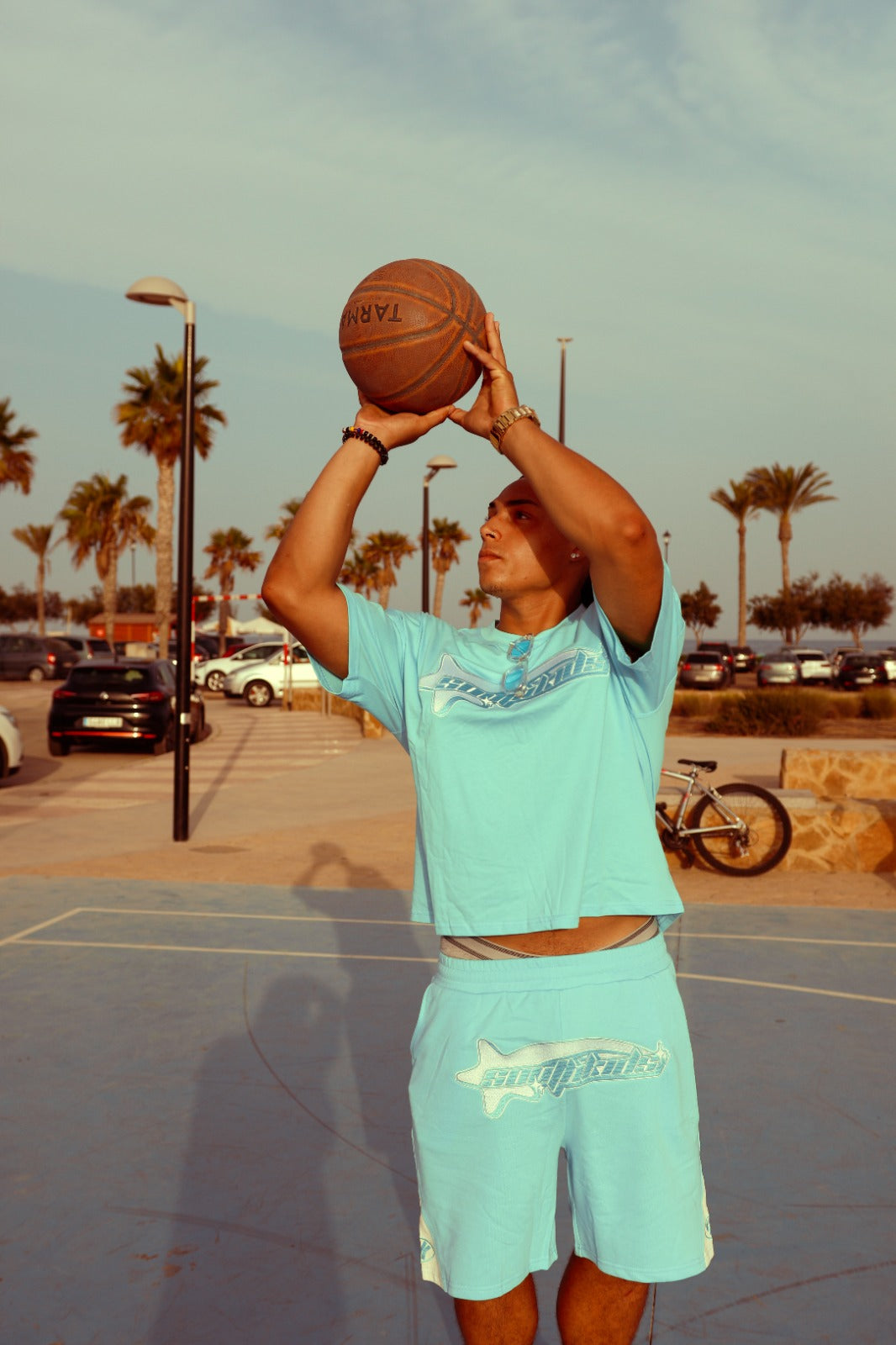 Star Tracksuit Cold Blue Shorts