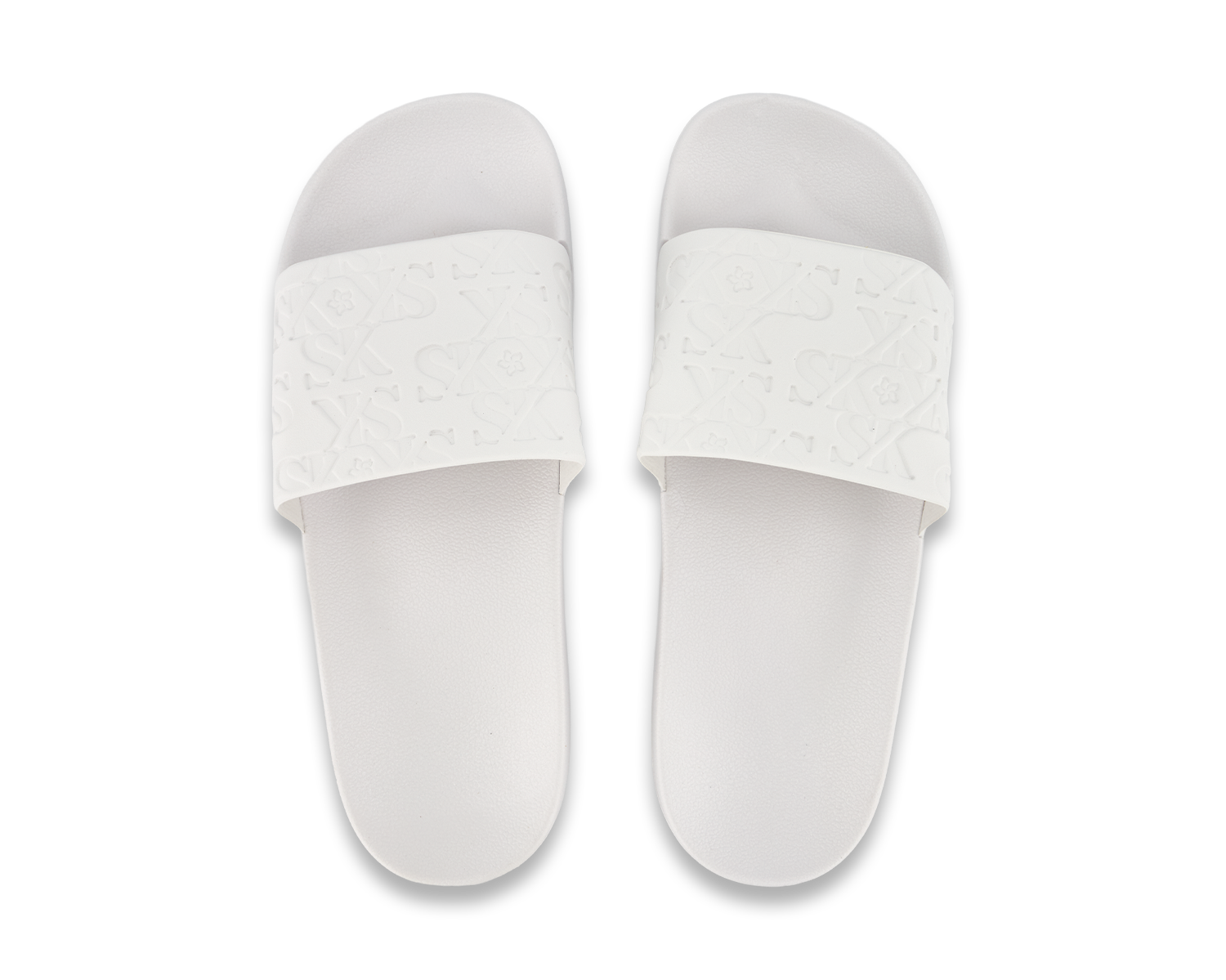SK White Slippers