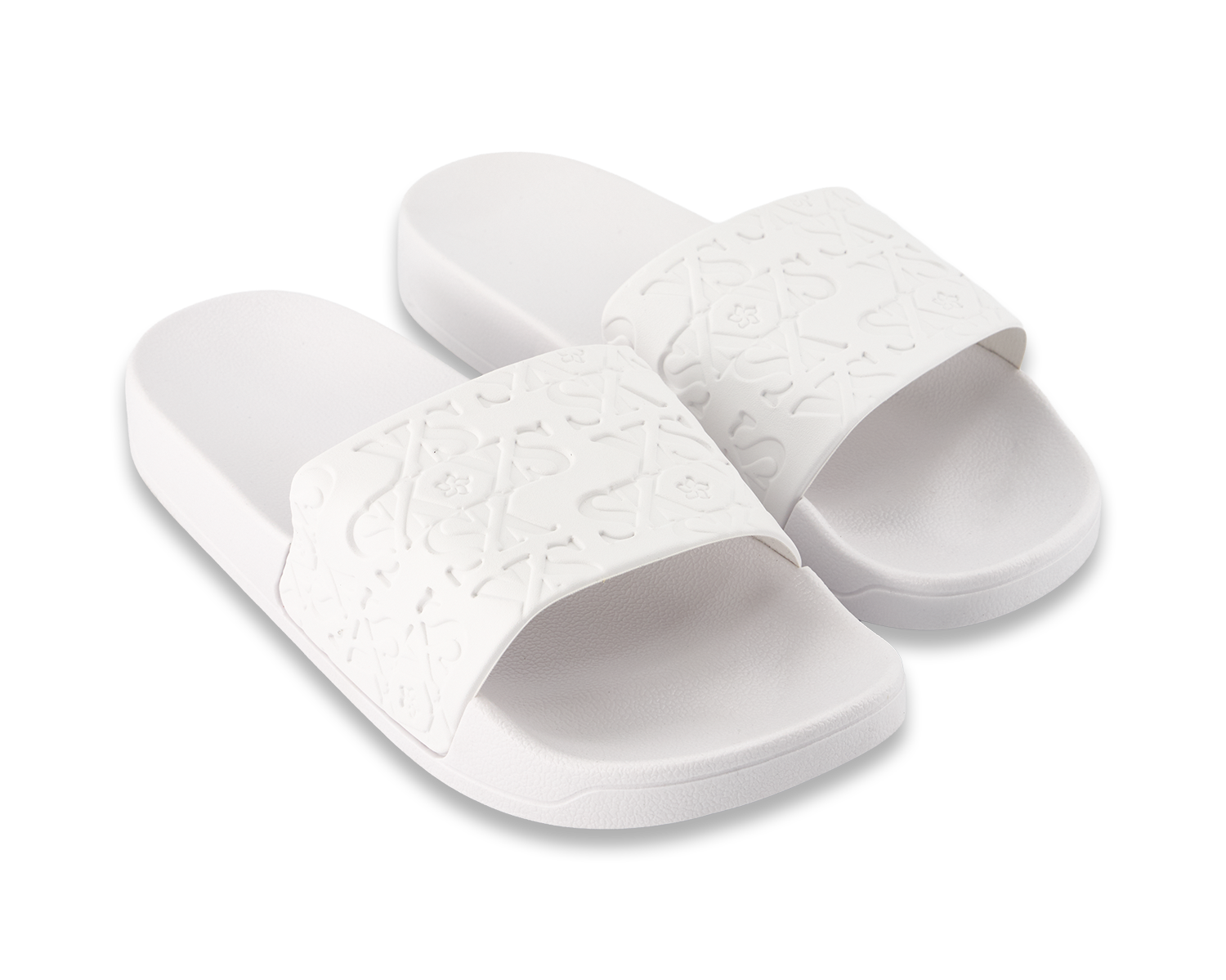 SK White Slippers