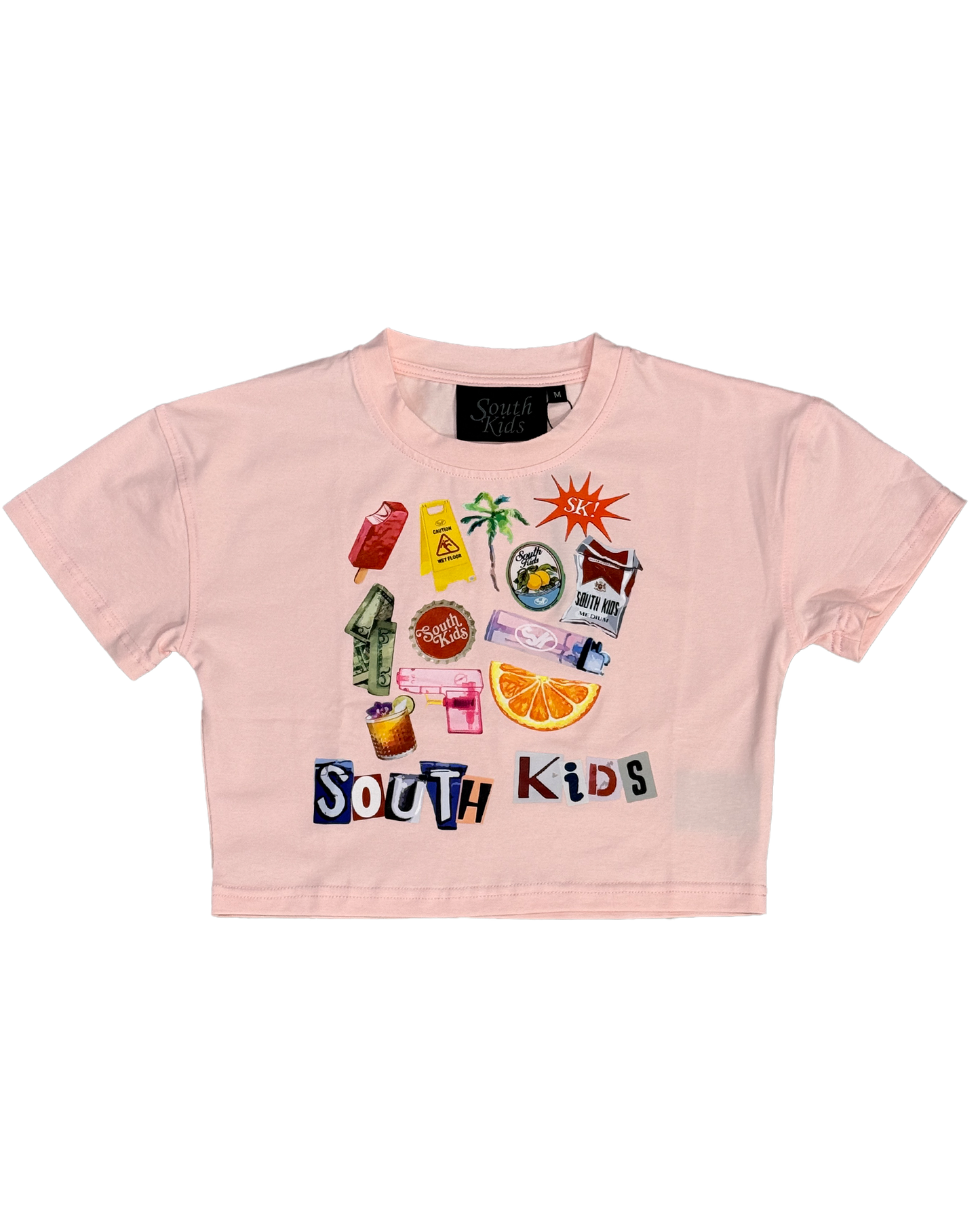 Collage Top Pink