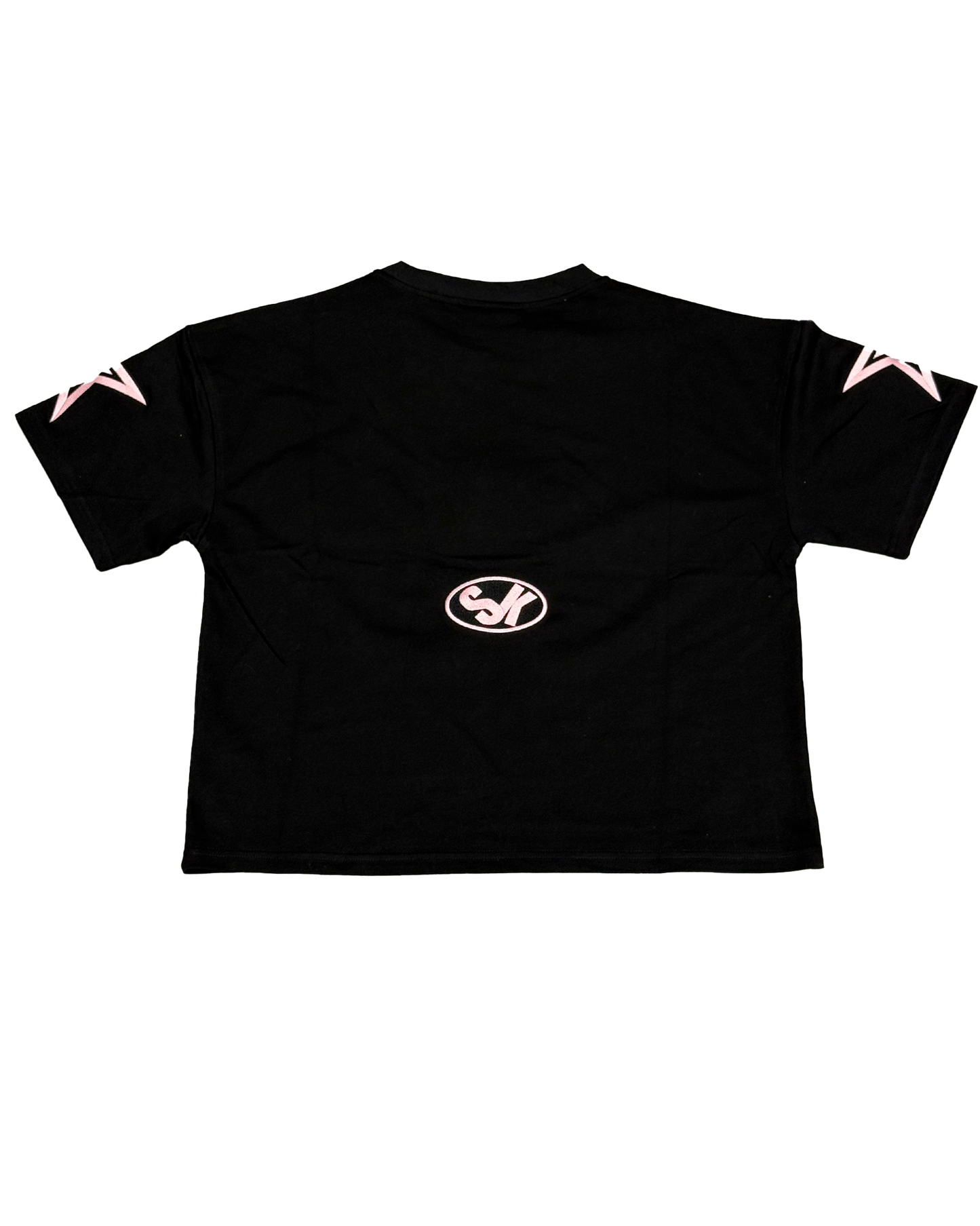 Star Tracksuit Black & Pink Tee