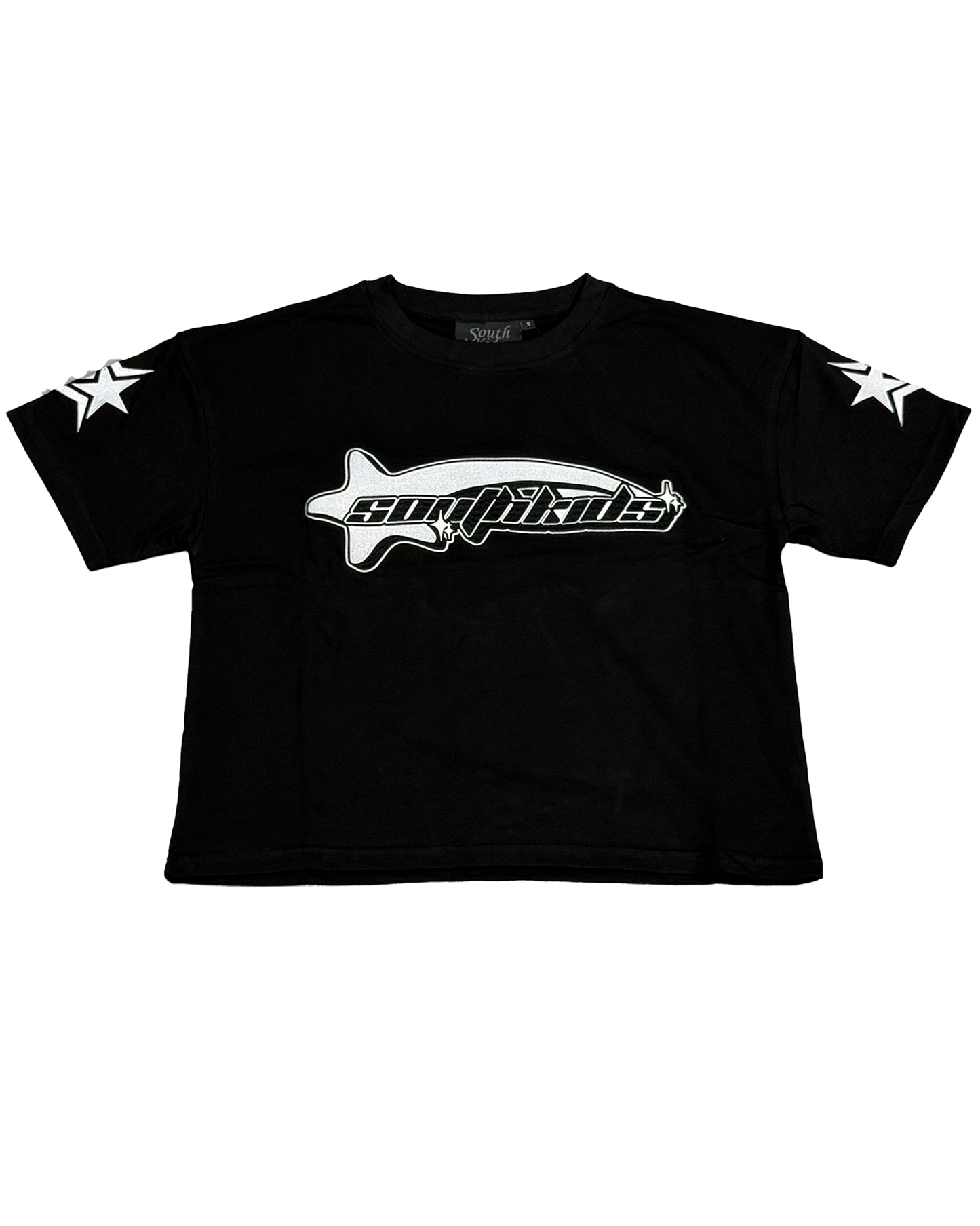 Star Tracksuit Black & White Tee