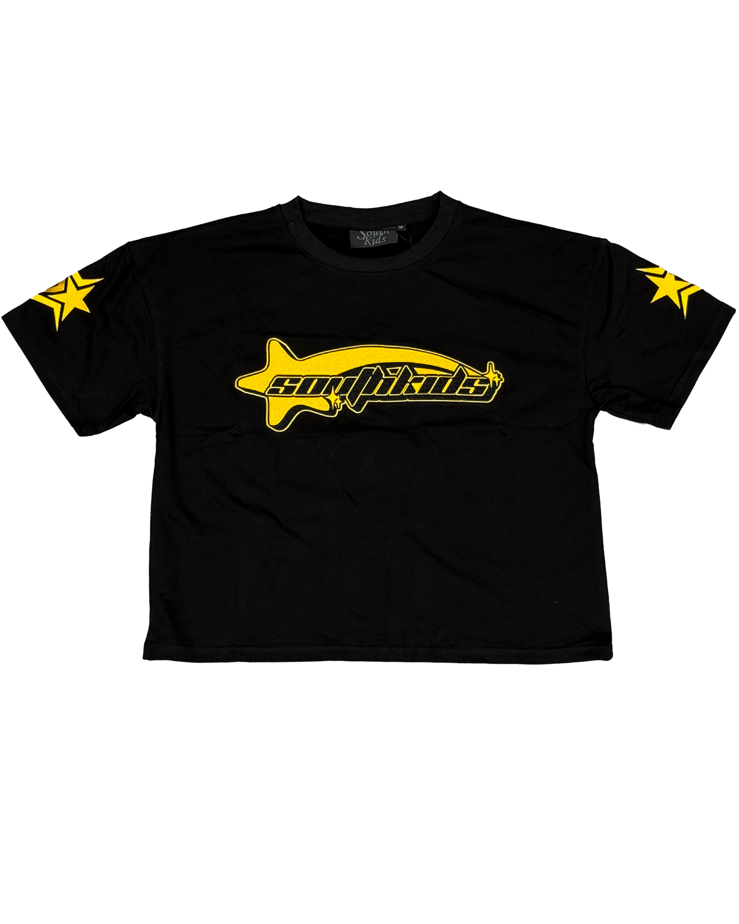Star Tracksuit Black & Yellow Tee
