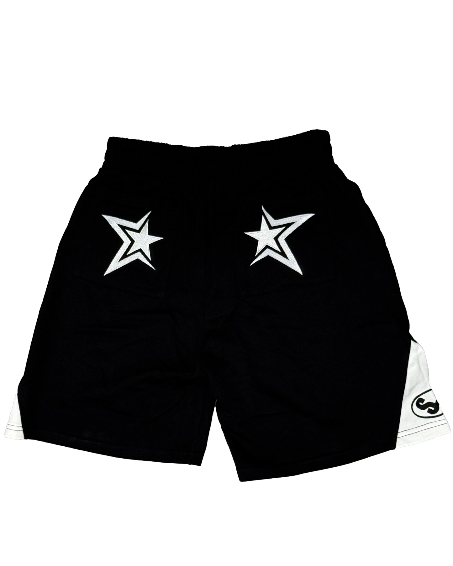 Star Tracksuit Black & White Short