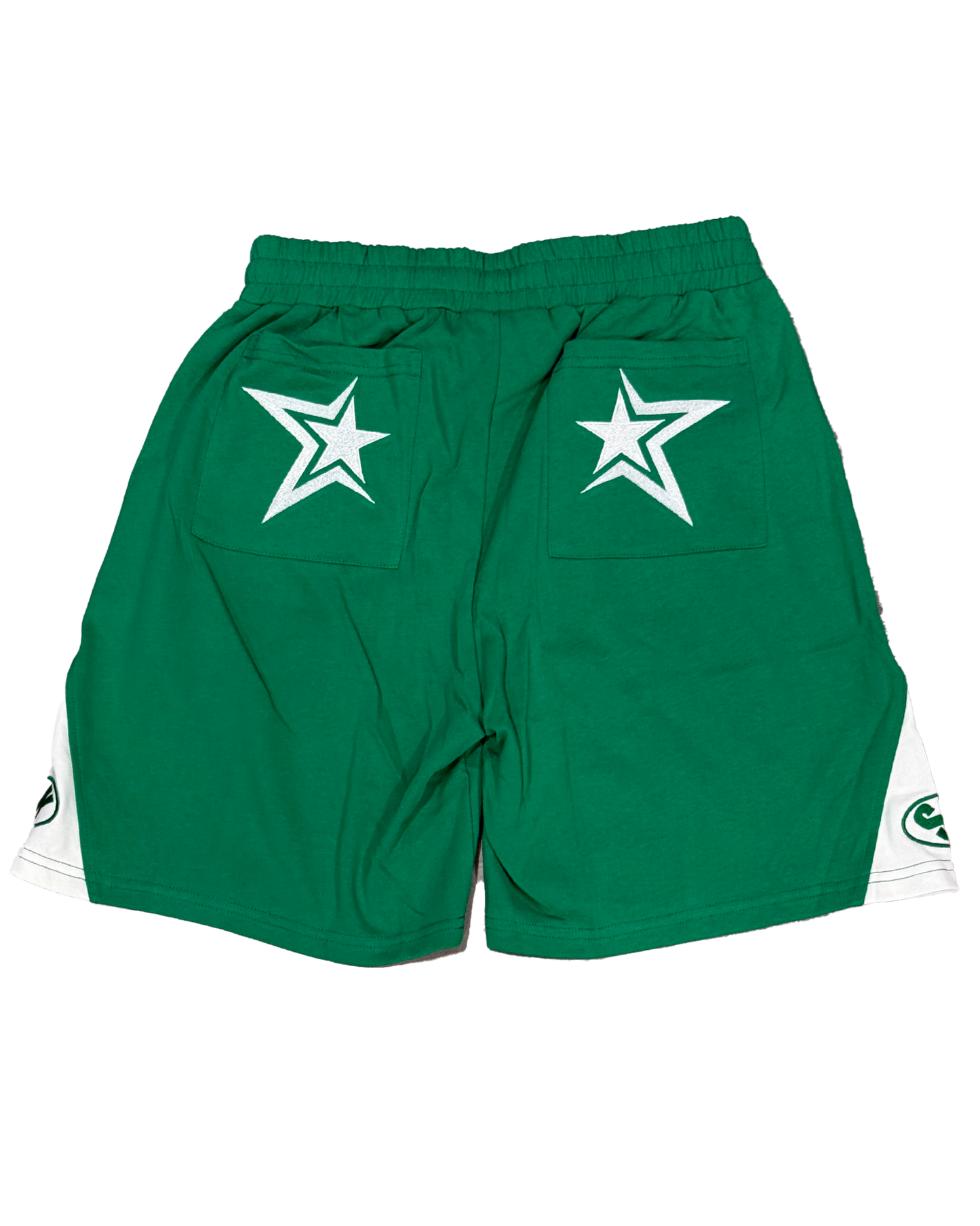 Star Tracksuit Green Shorts