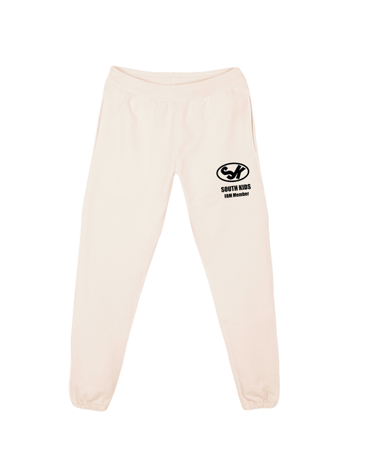 FAM Member Sweatpants Vintage White