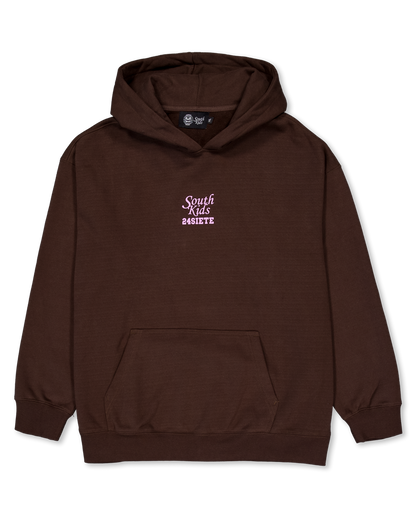 South Kids x 24Siete Brown Hoodie