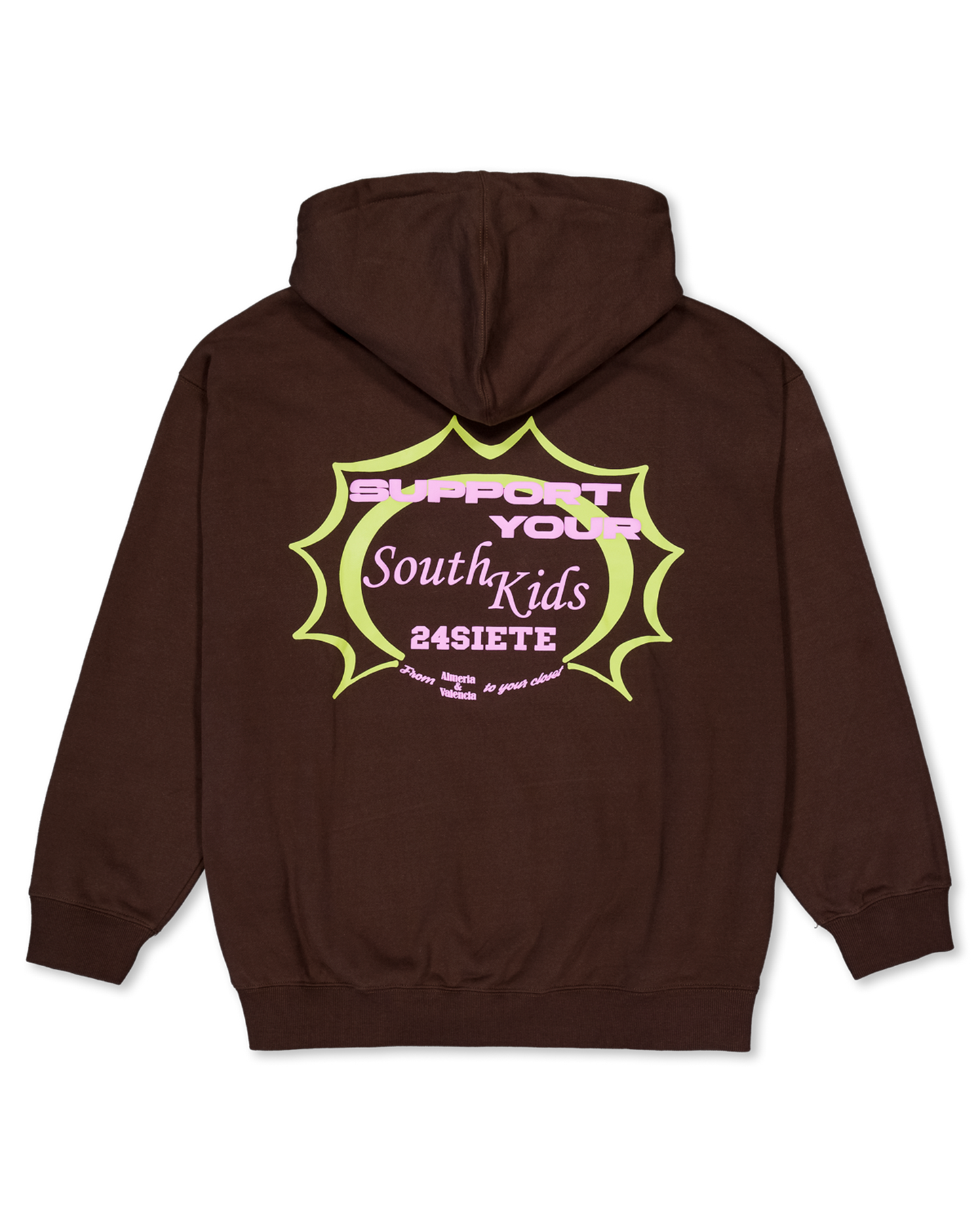 South Kids x 24Siete Brown Hoodie