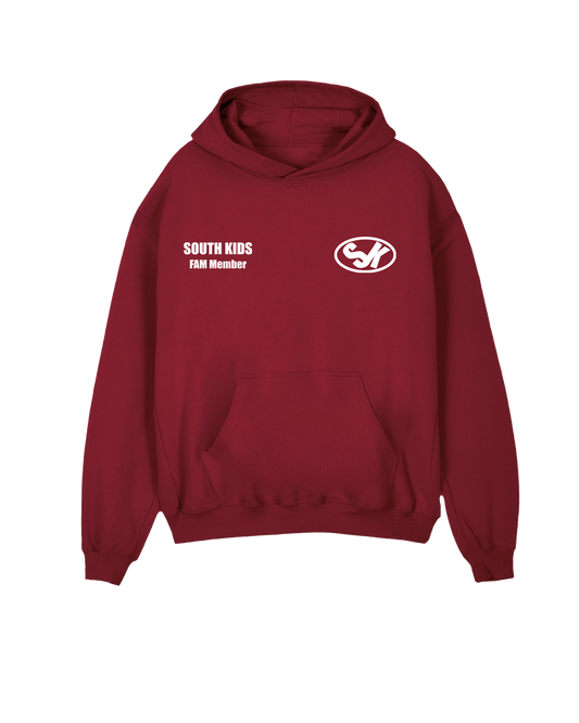 FAM Member Hoodie Burgundy