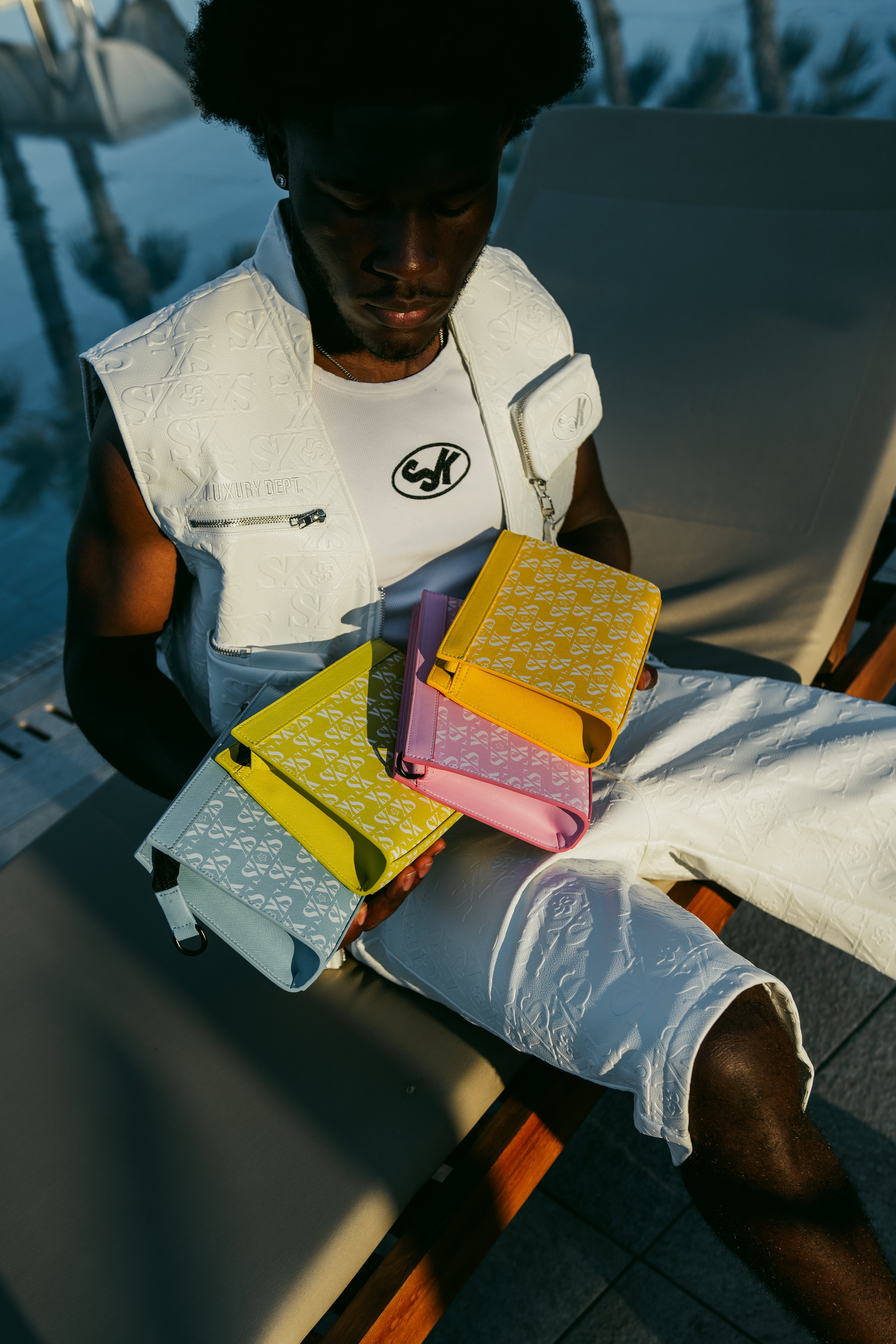 Luxury Pink Shoulder Bag