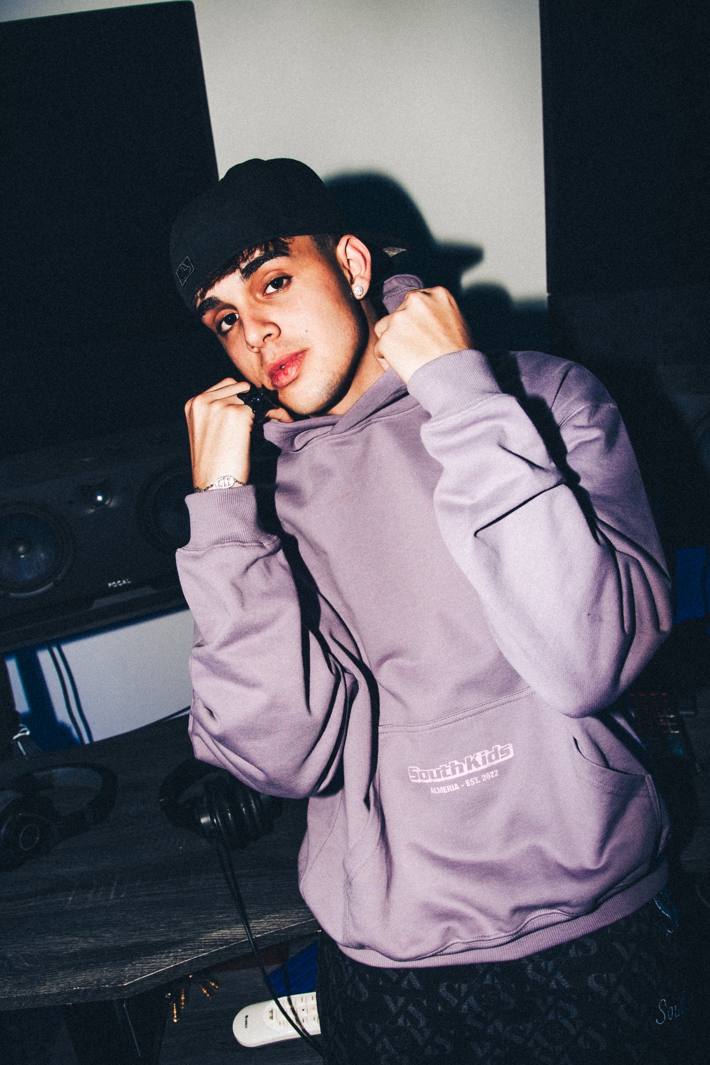 Star Hoodie Purple