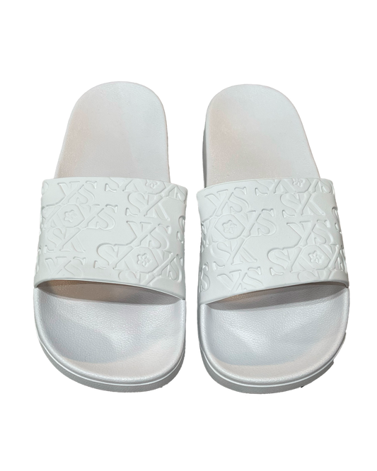 SK White Slippers
