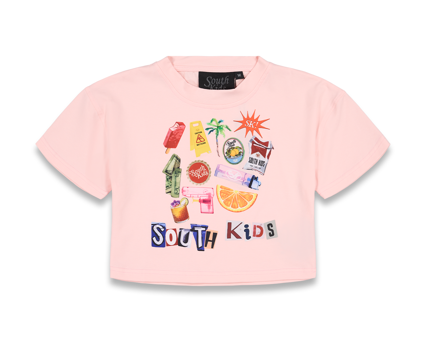 Collage Top Pink