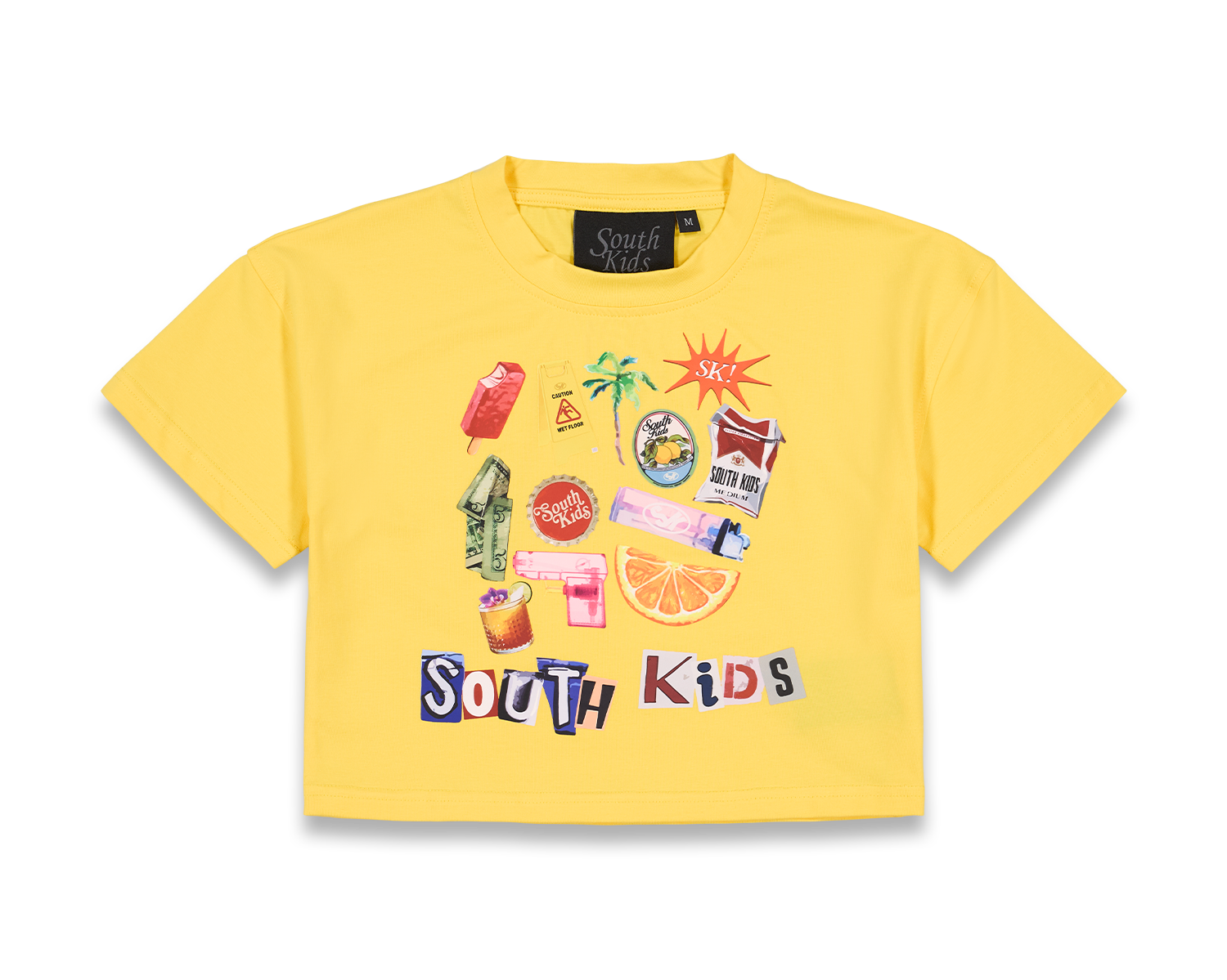 Collage Top Yellow