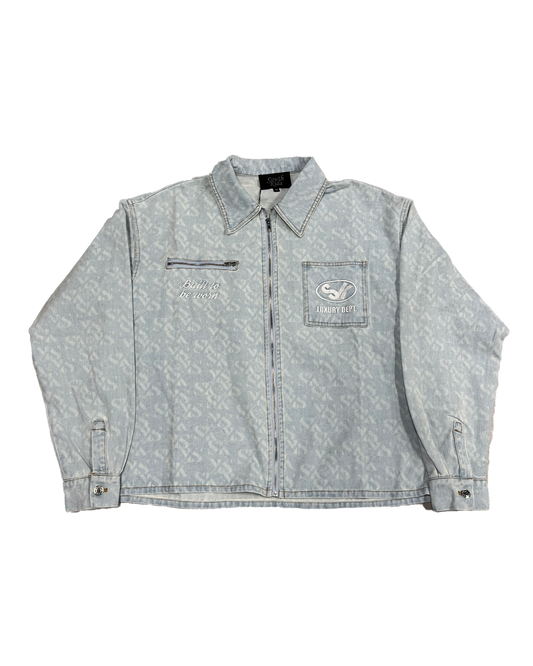 Luxury Denim Jacket Blue