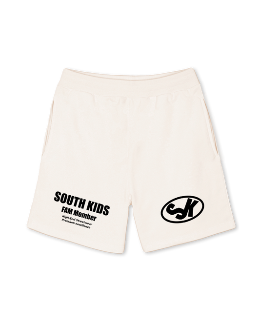 FAM Member Shorts Vintage White