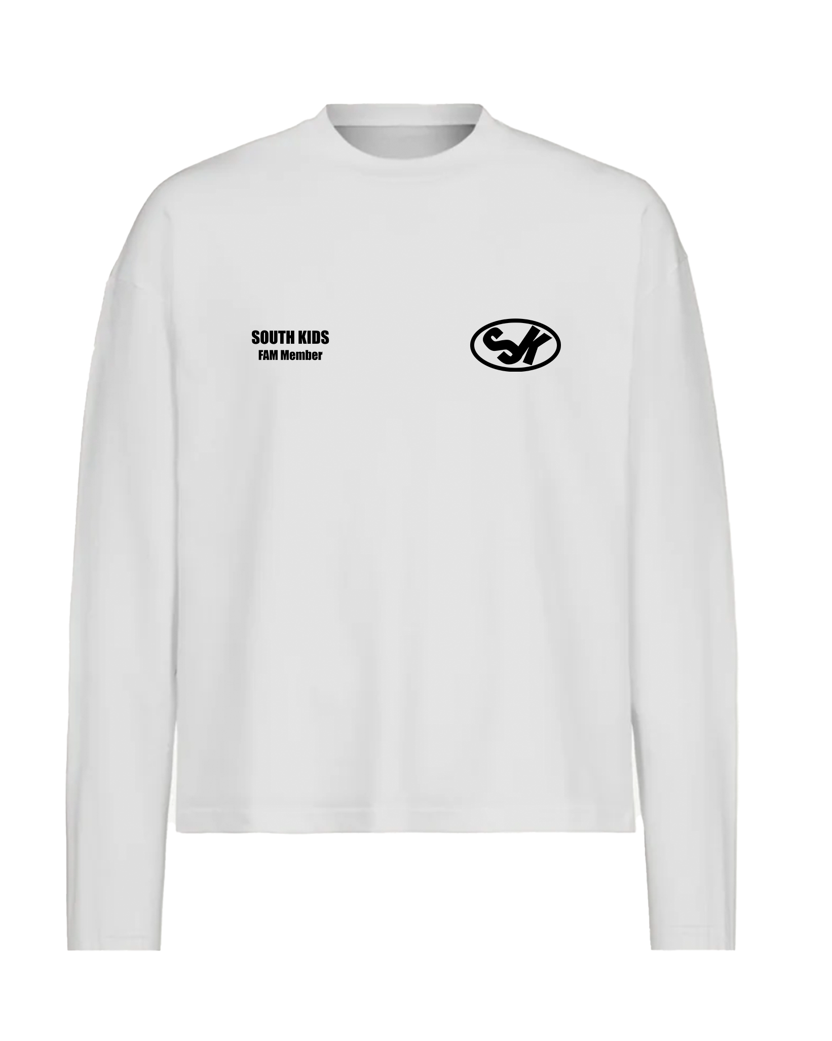 FAM Member Boxy Tee  White