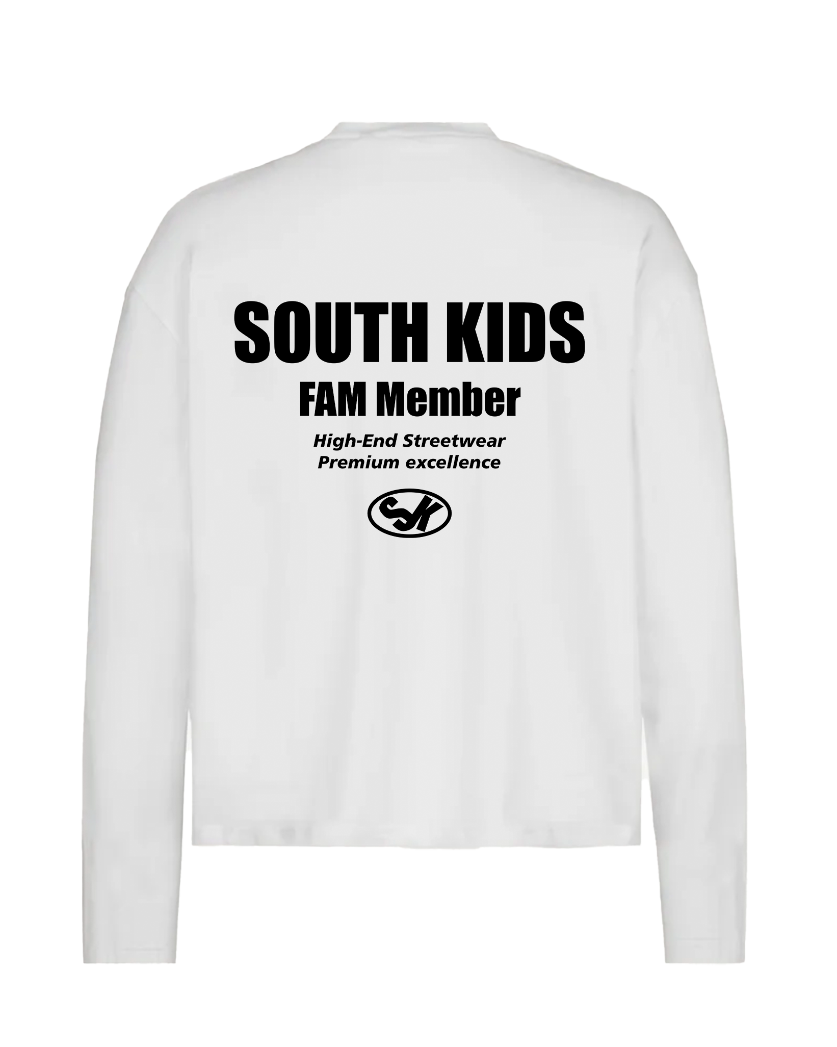 FAM Member Boxy Tee  White