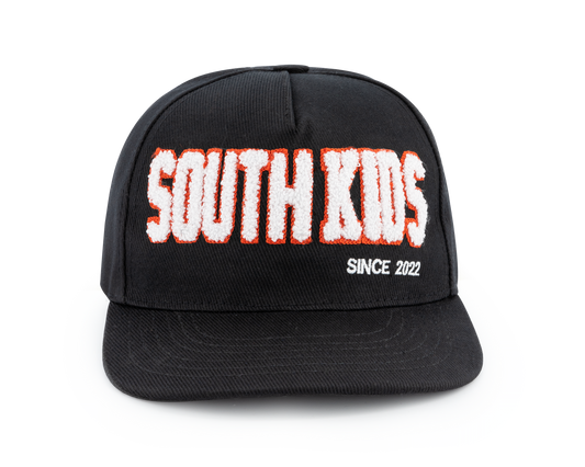 South Kids Black Chenille Cap