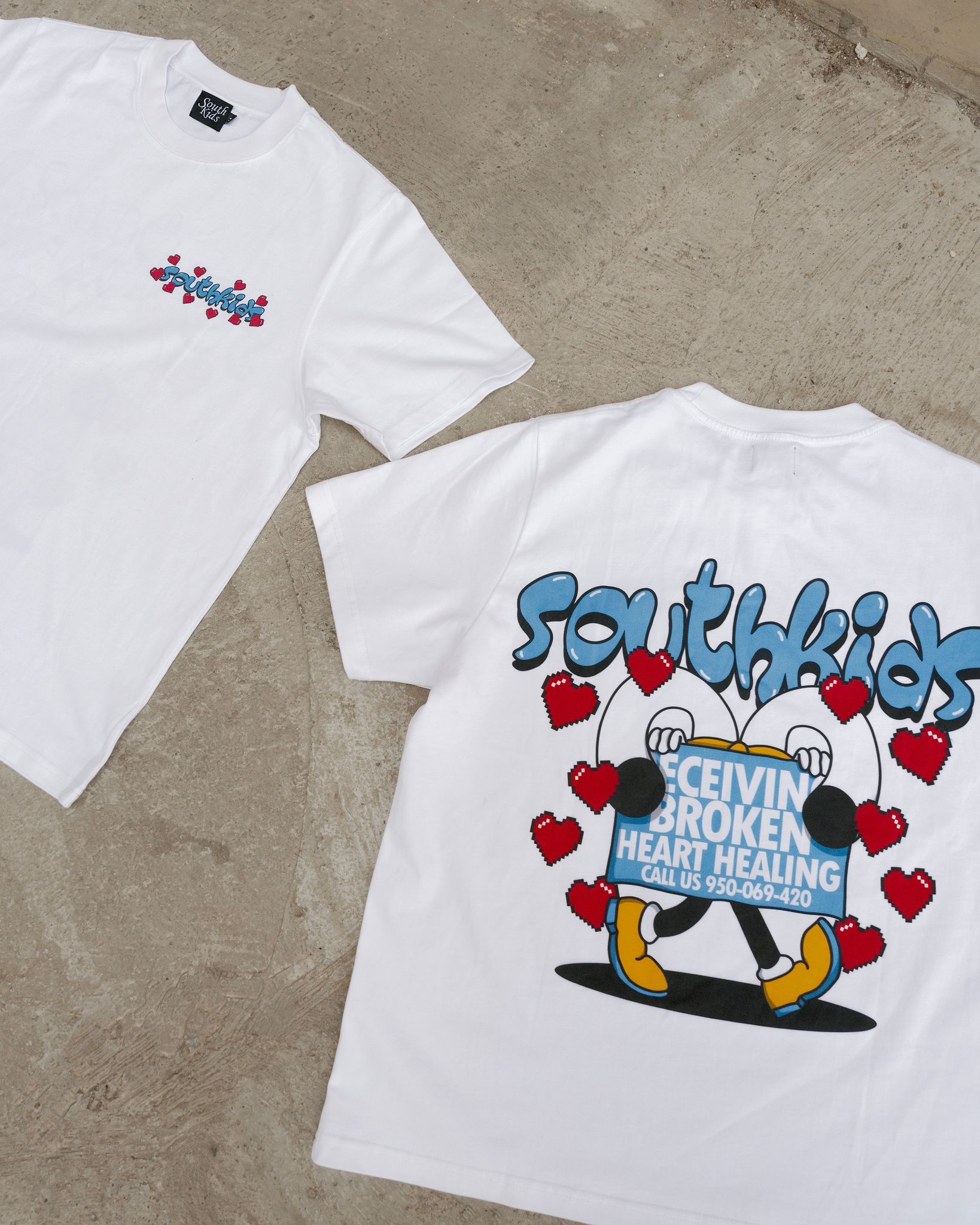 South Kids Lovers Tee Whit
