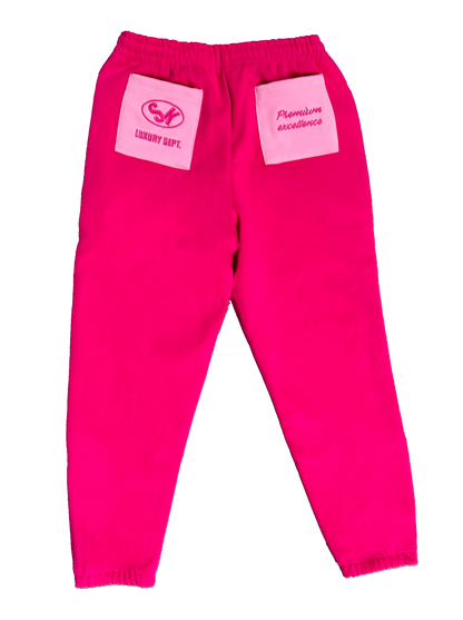 Luxury Pink Sweatpants