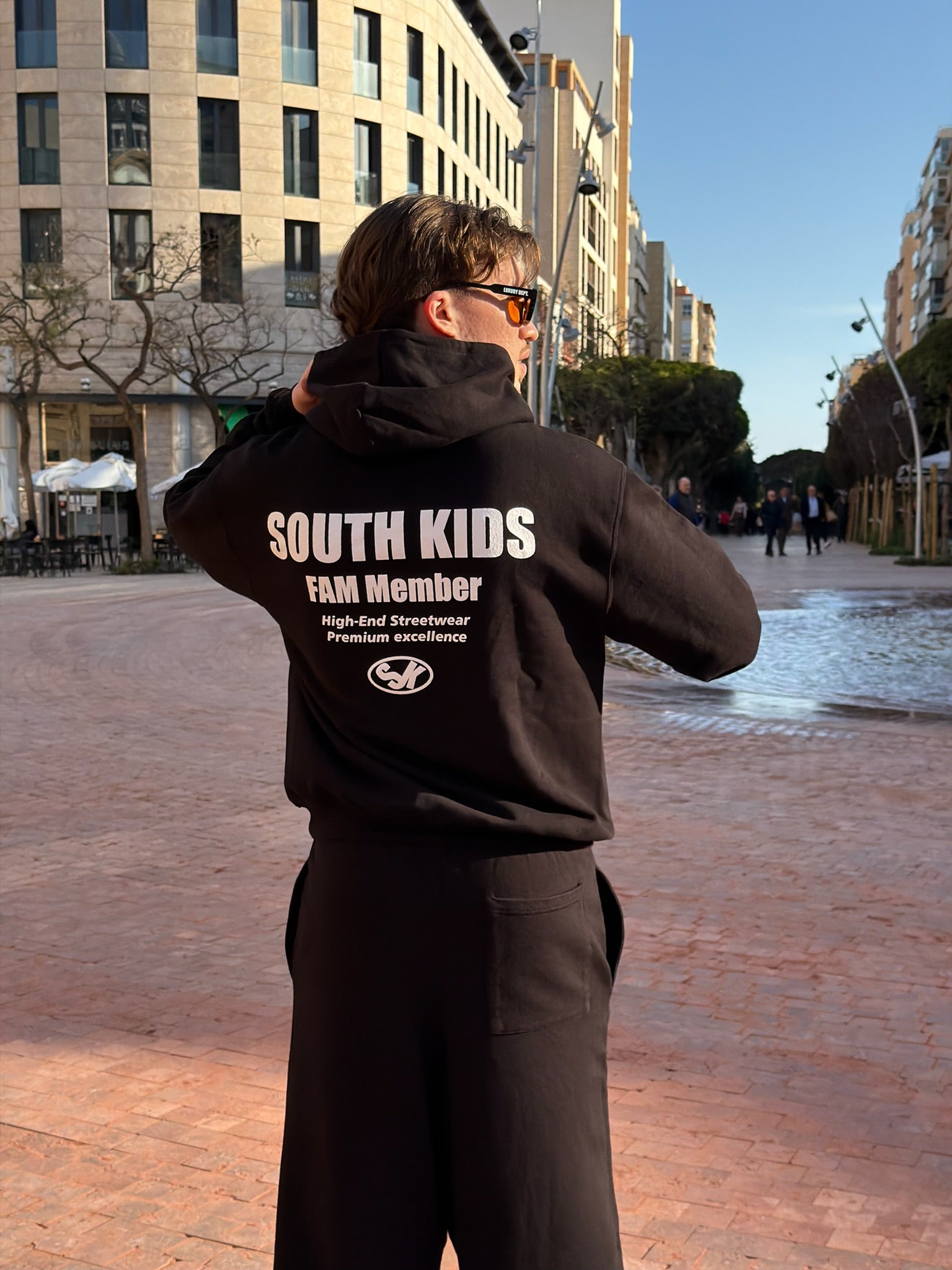 FAM Member Baggy Sweatpants Black