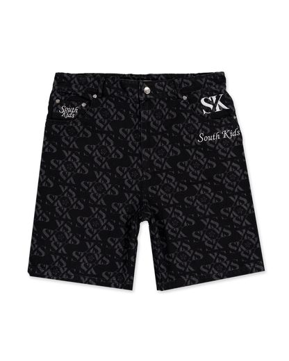 Luxury Black Jorts