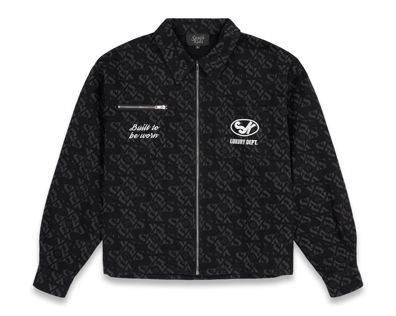 Luxury Denim Jacket Black