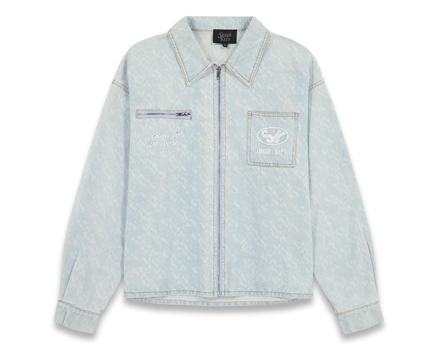 Luxury Denim Jacket Blue