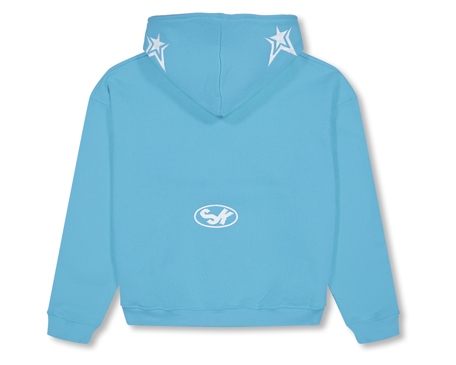 Luxury Star Cold Blue Zip Up Hoodie